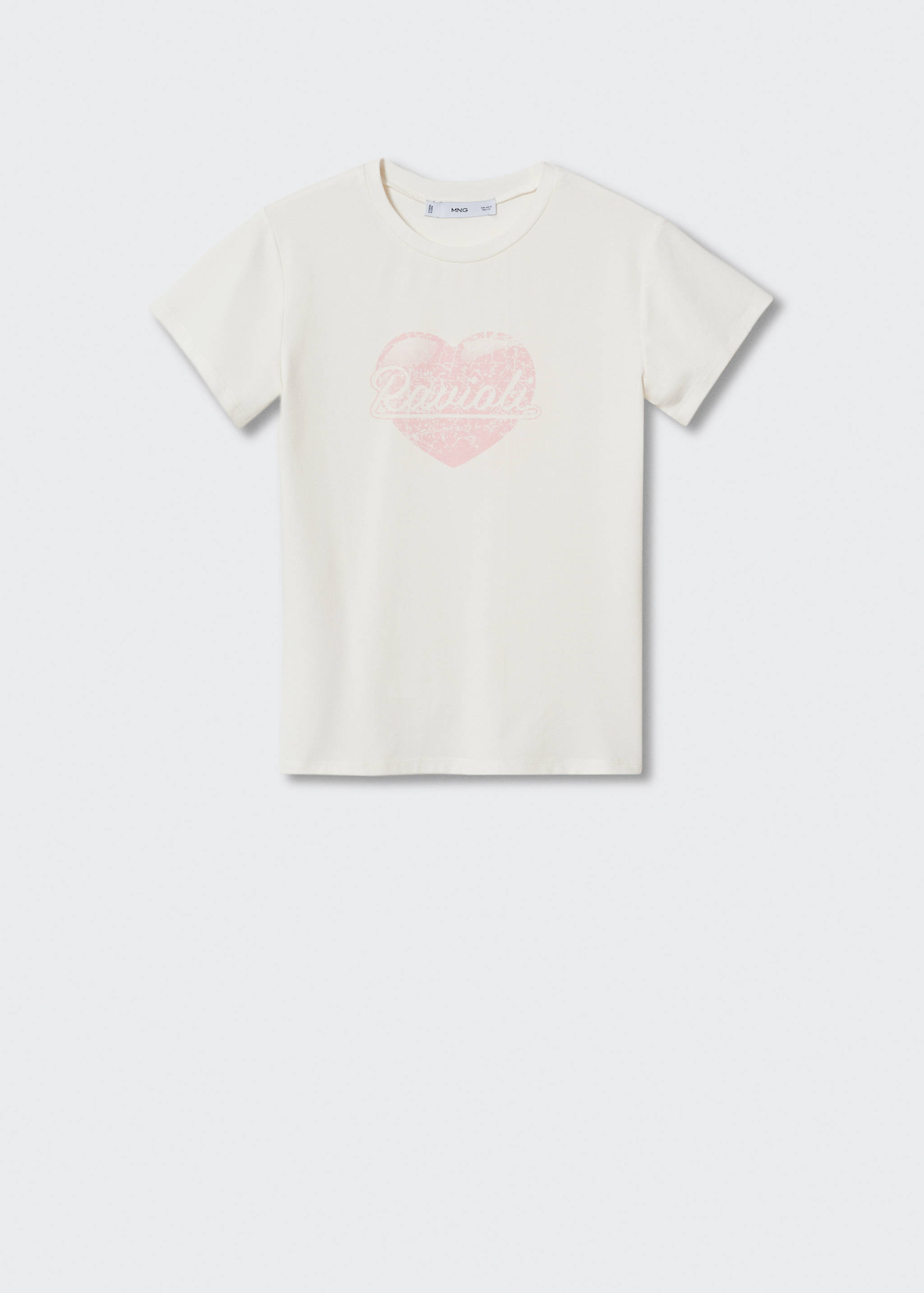 Camiseta mensaje estampado - Artículo sin modelo