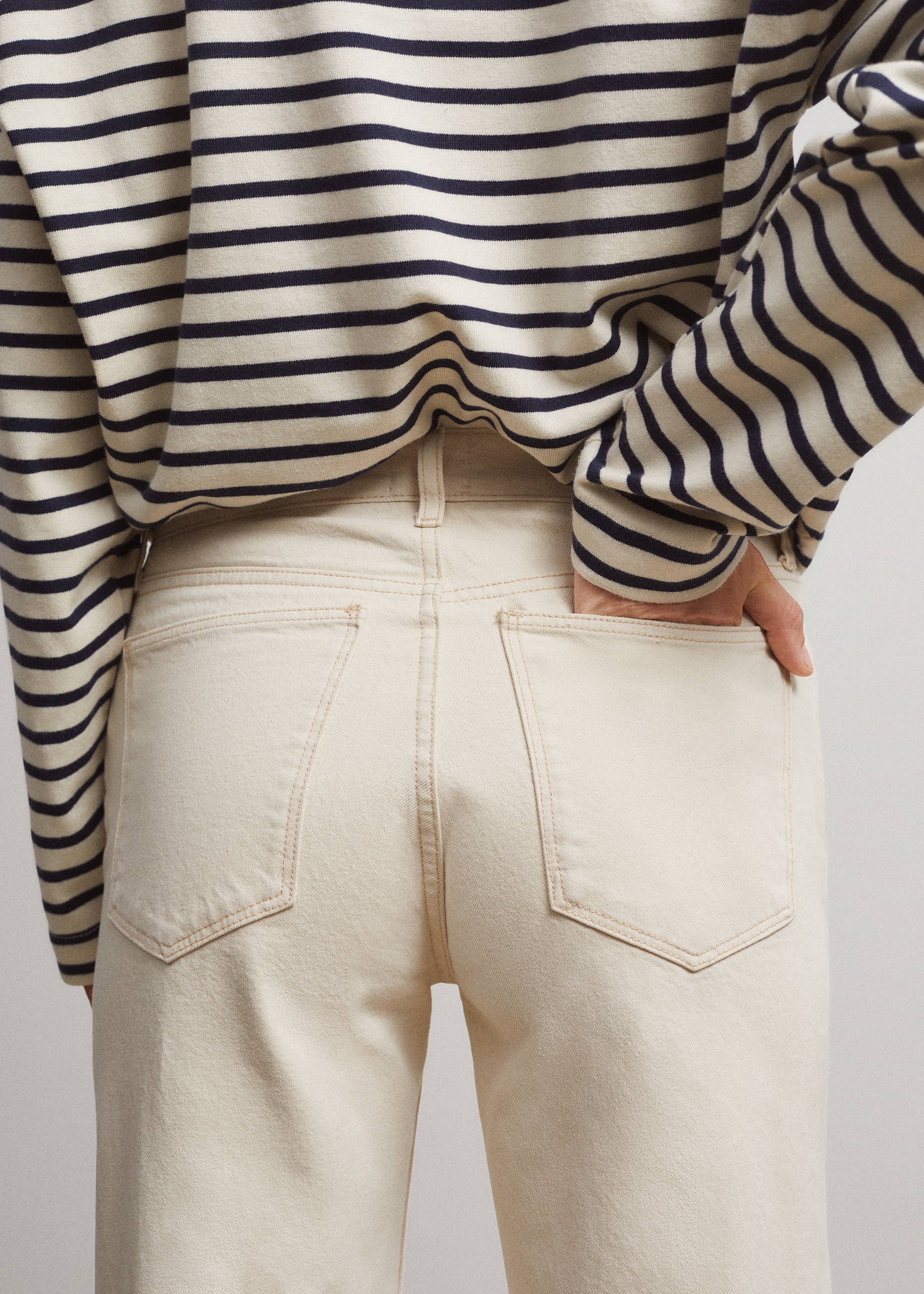 Camiseta de rayas - Reverso del artículo