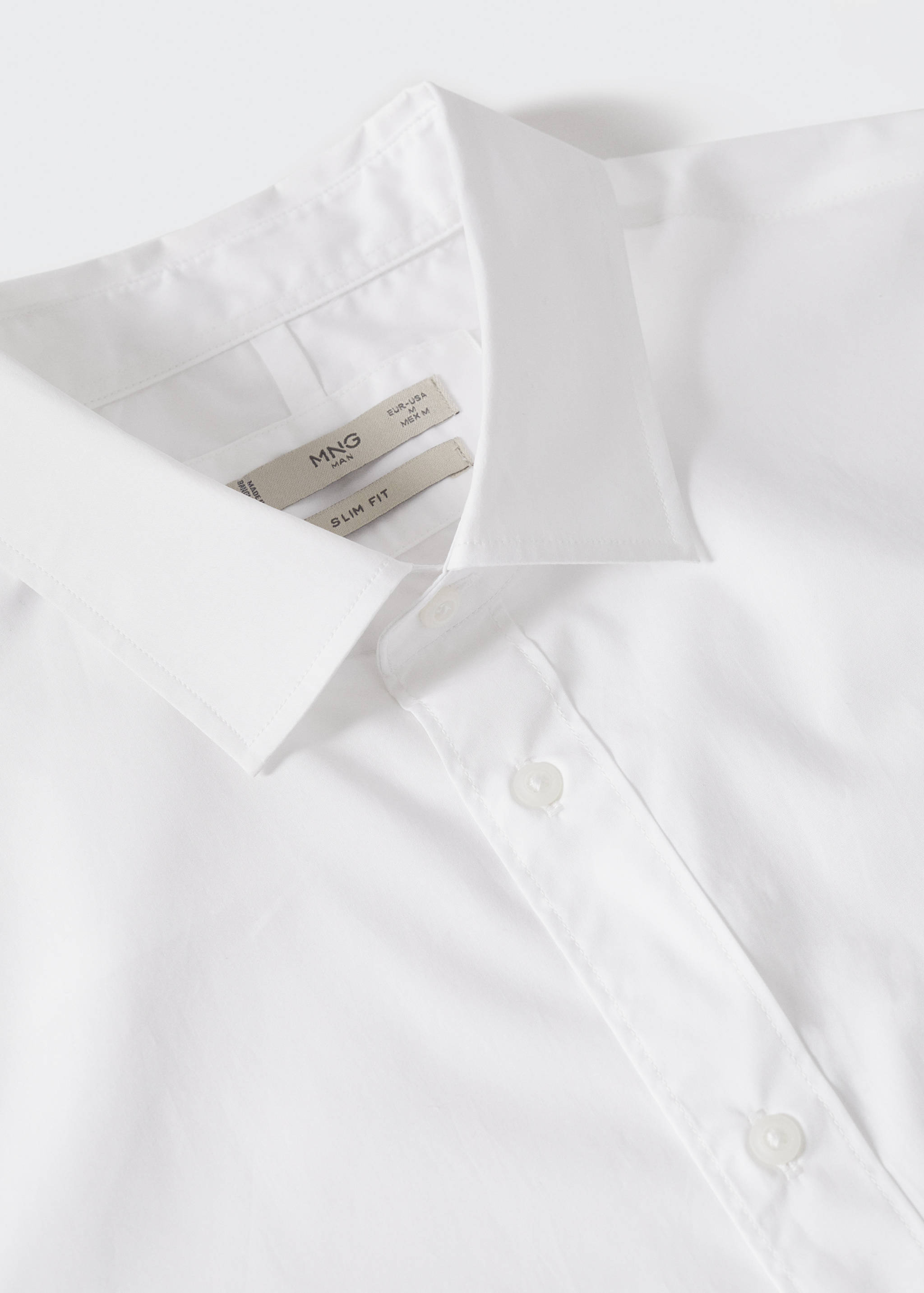 Kurzärmliges Baumwollhemd - Detail des Artikels 8