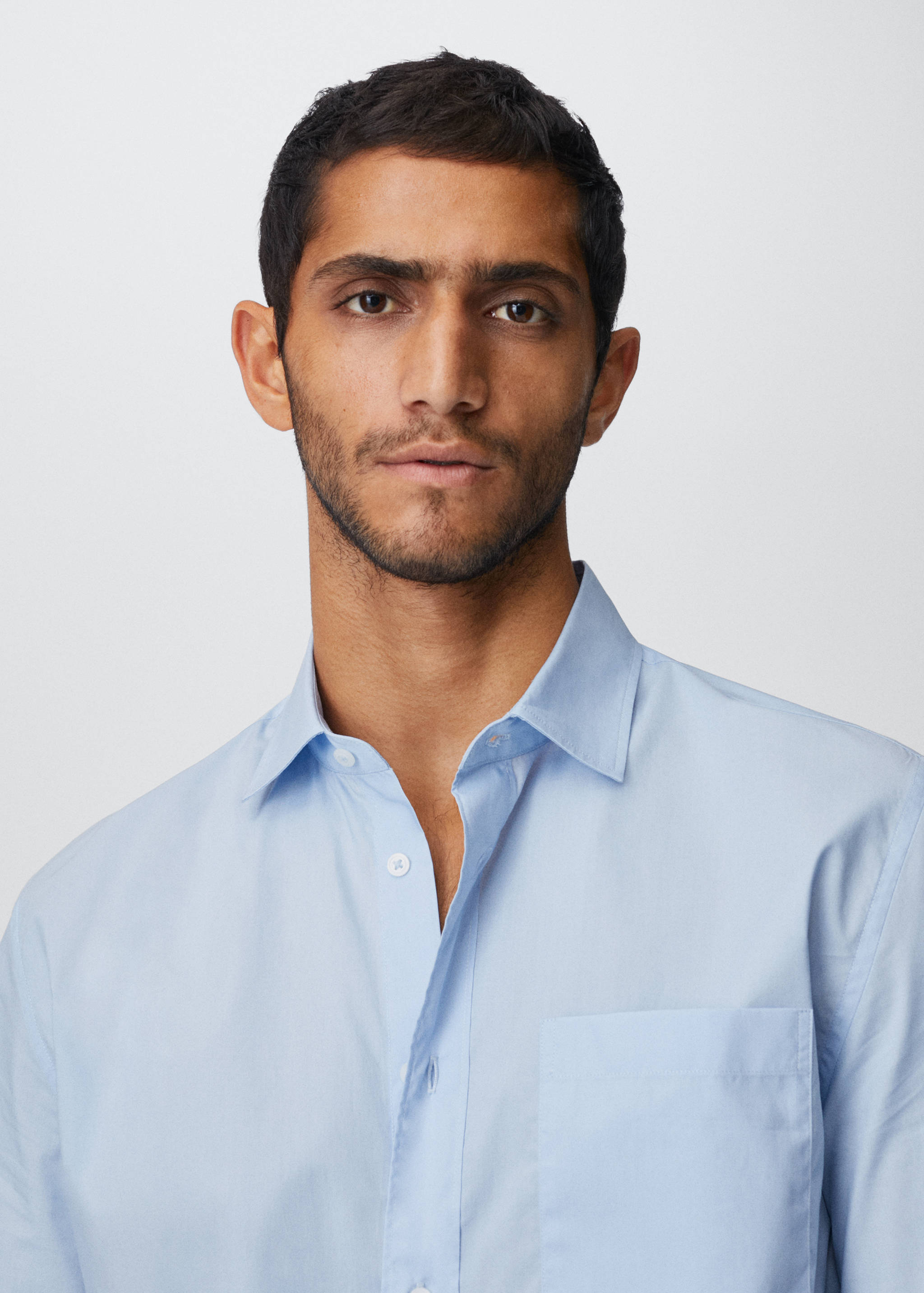 Kurzärmliges Baumwollhemd - Detail des Artikels 1