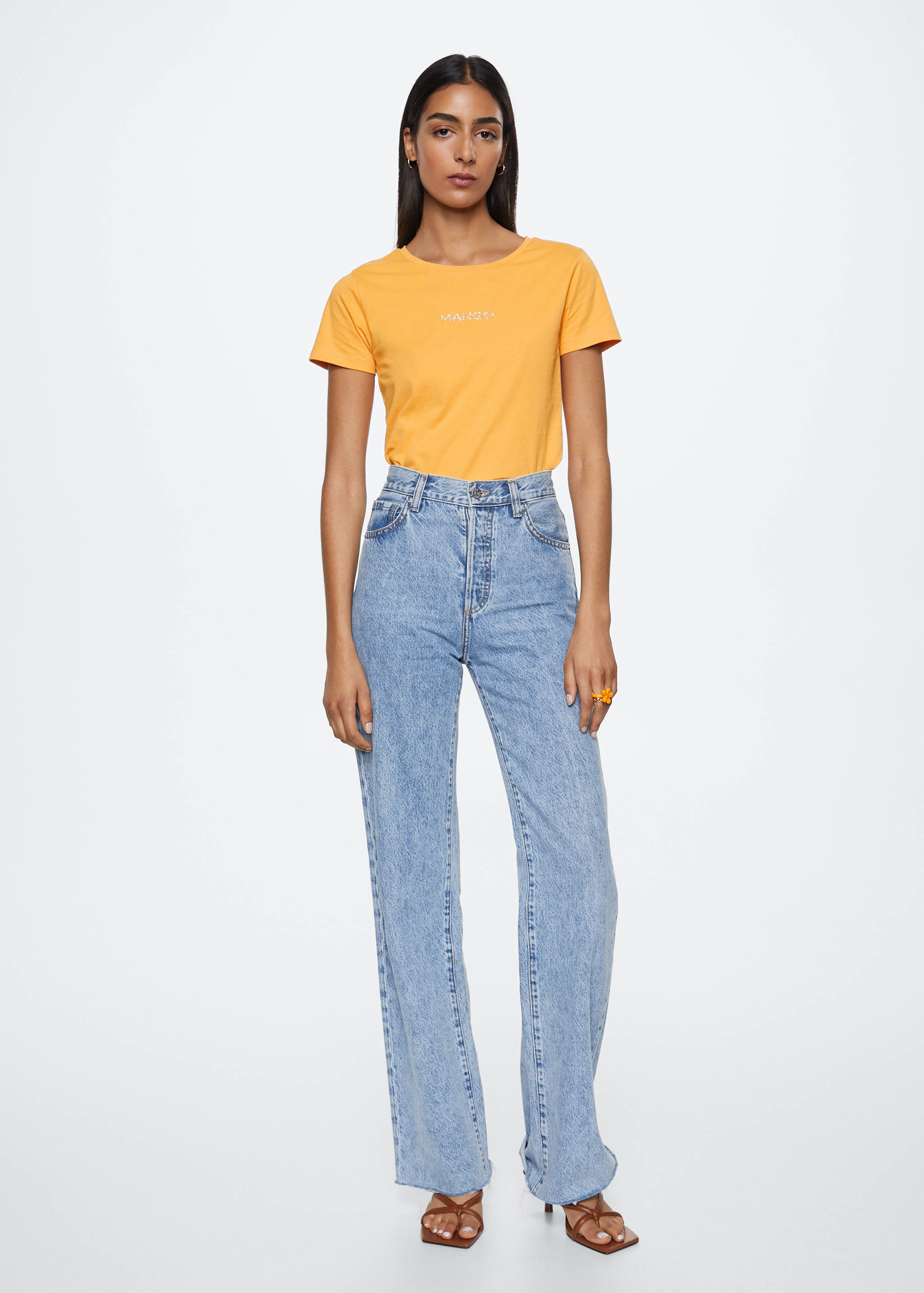 Metallic logo T-shirt - General plane