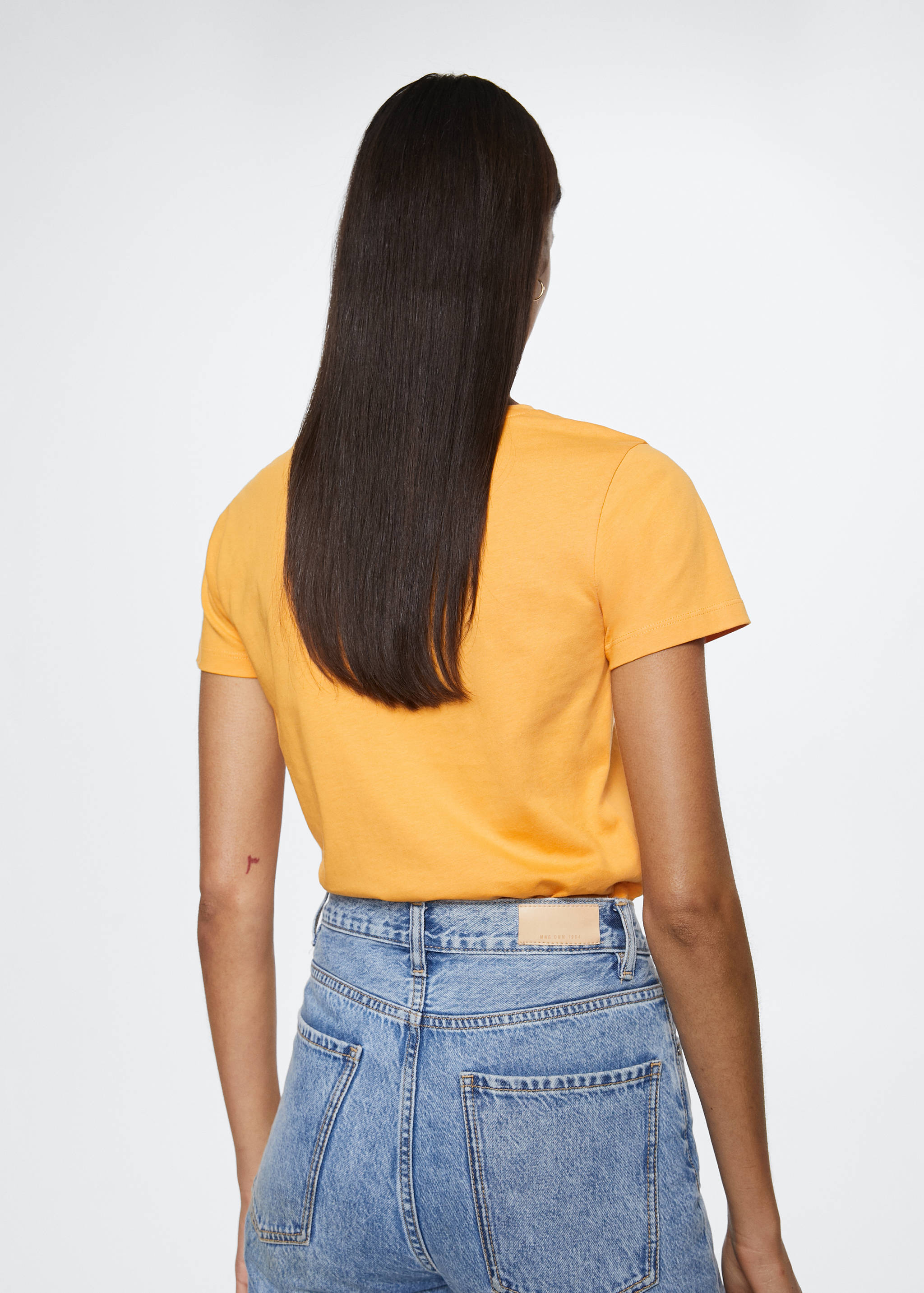 Metallic logo T-shirt - Reverse of the article