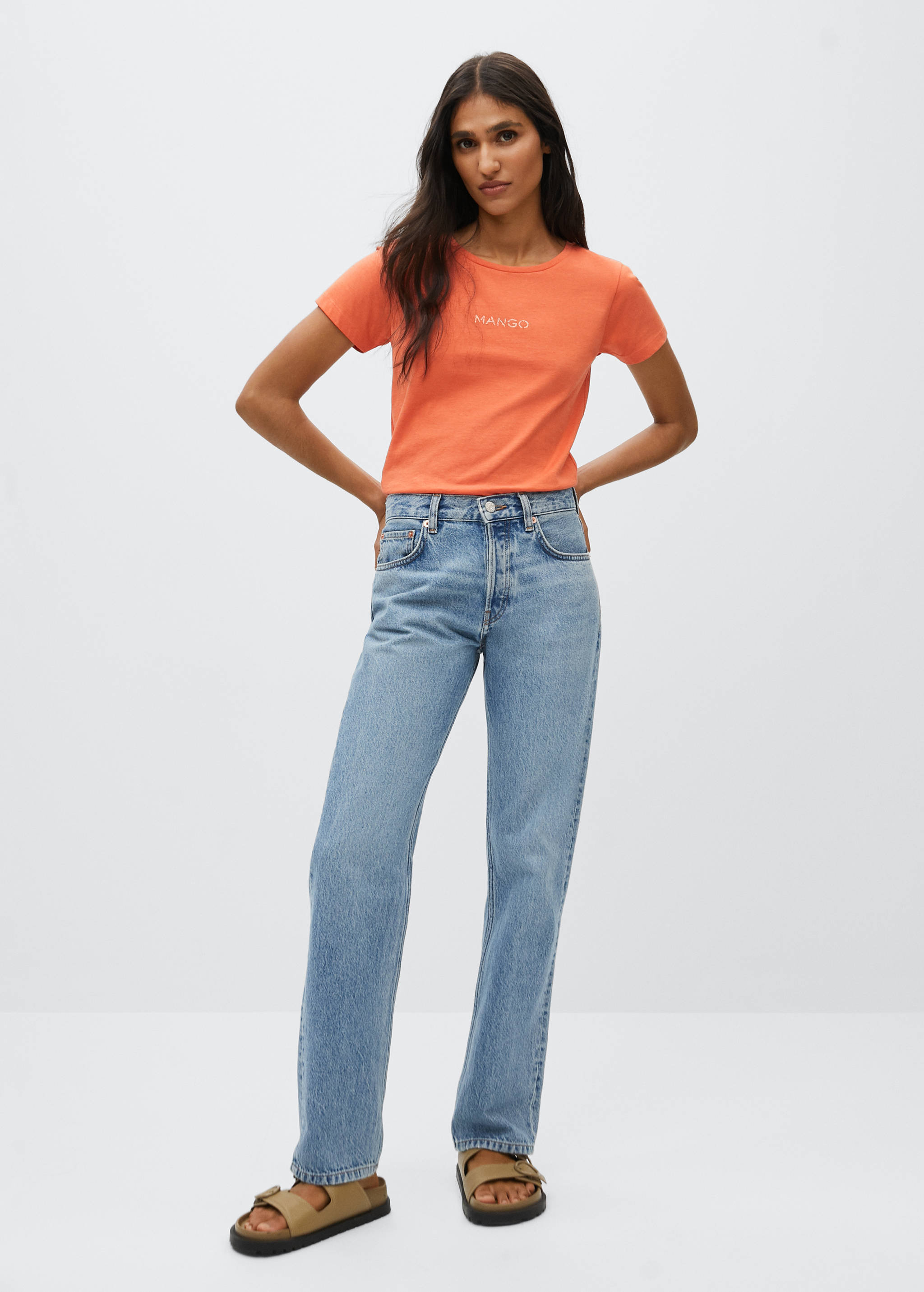 Metallic logo T-shirt - General plane