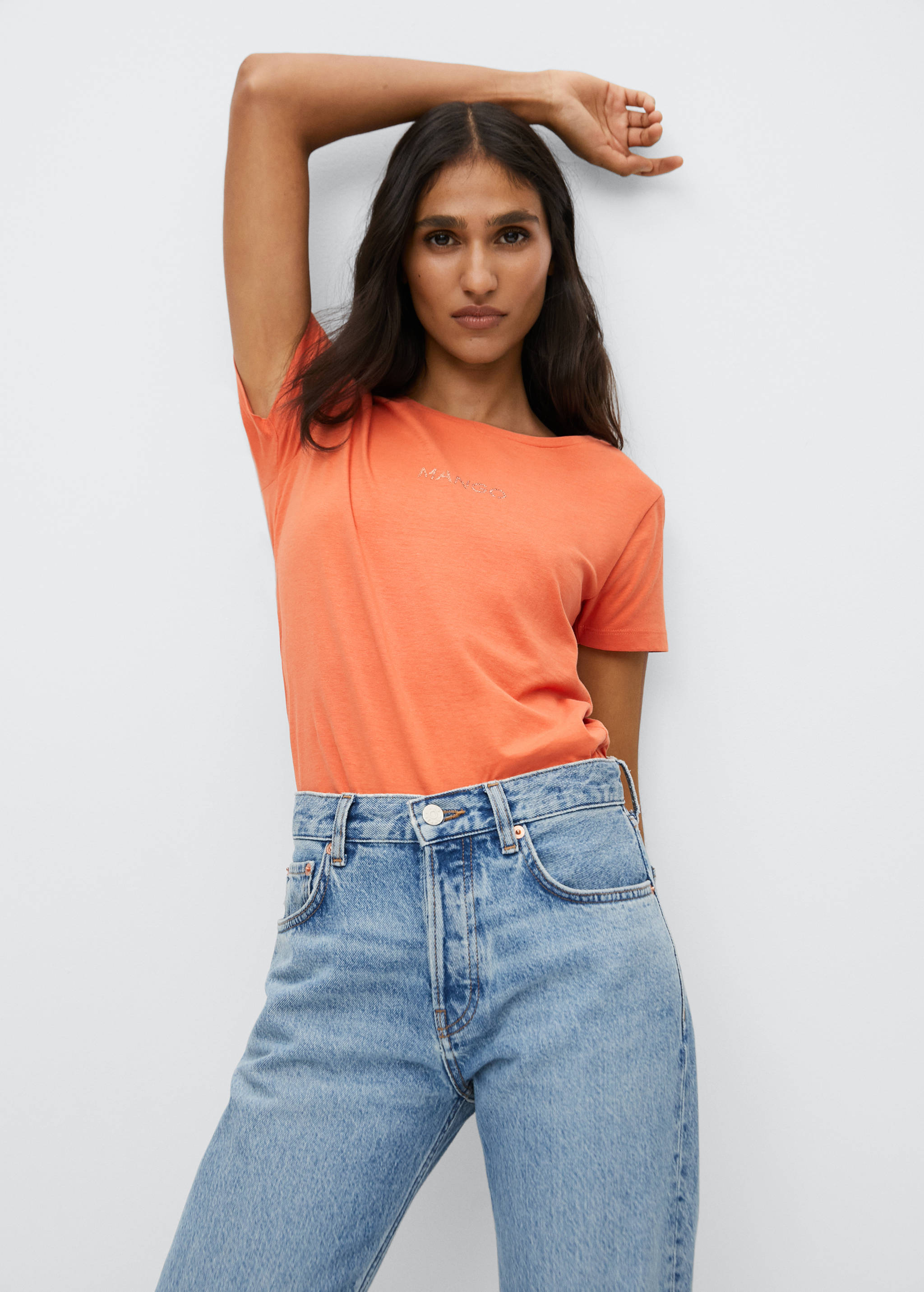 Metallic logo T-shirt - Details of the article 1