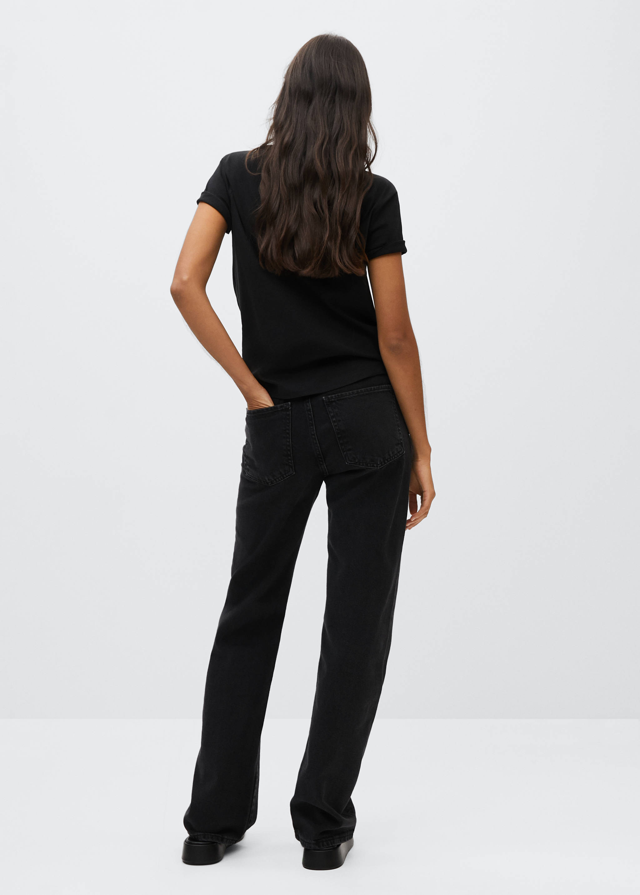 100% cotton t-shirt - Reverse of the article