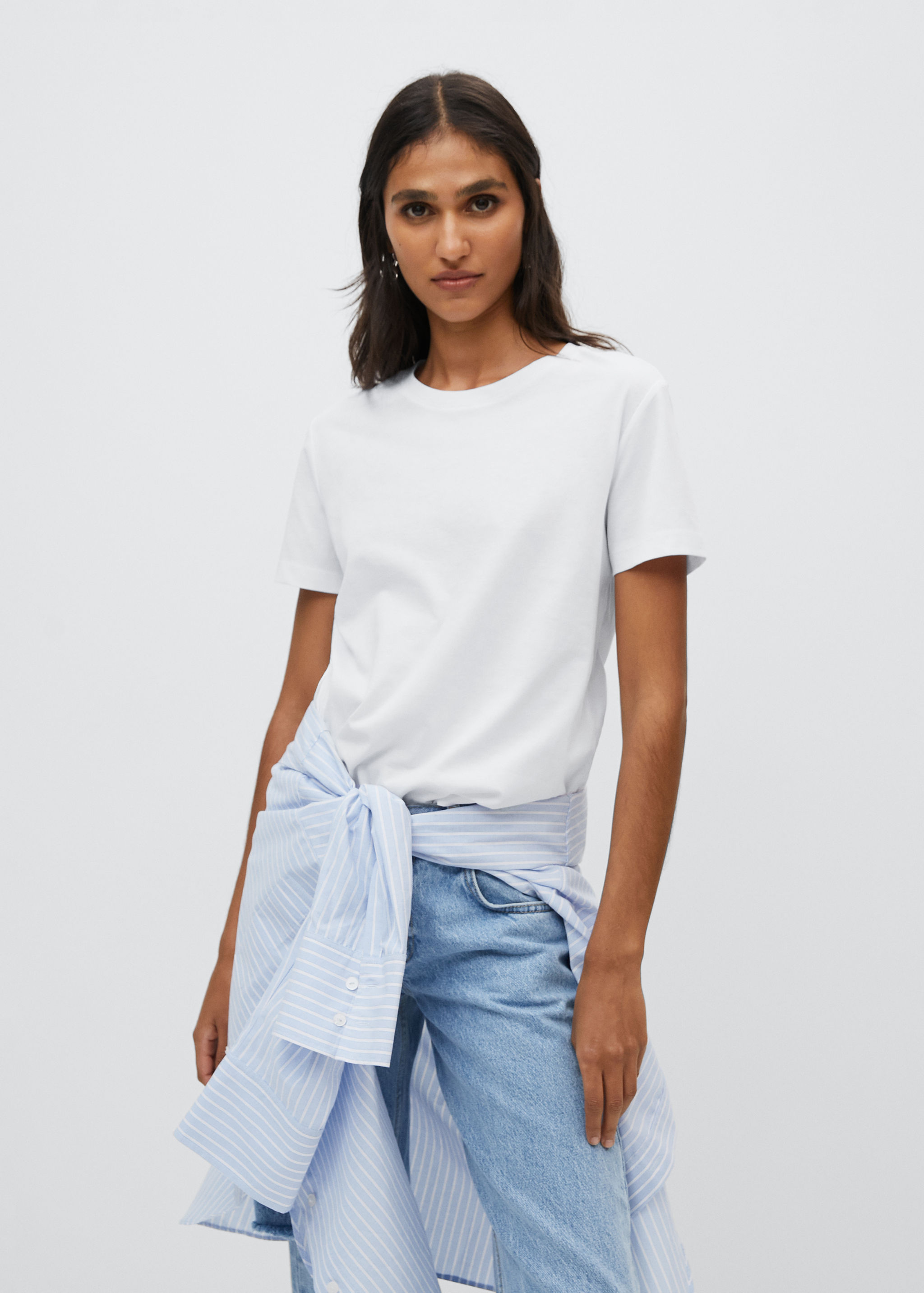 100% cotton T-shirt - Medium plane