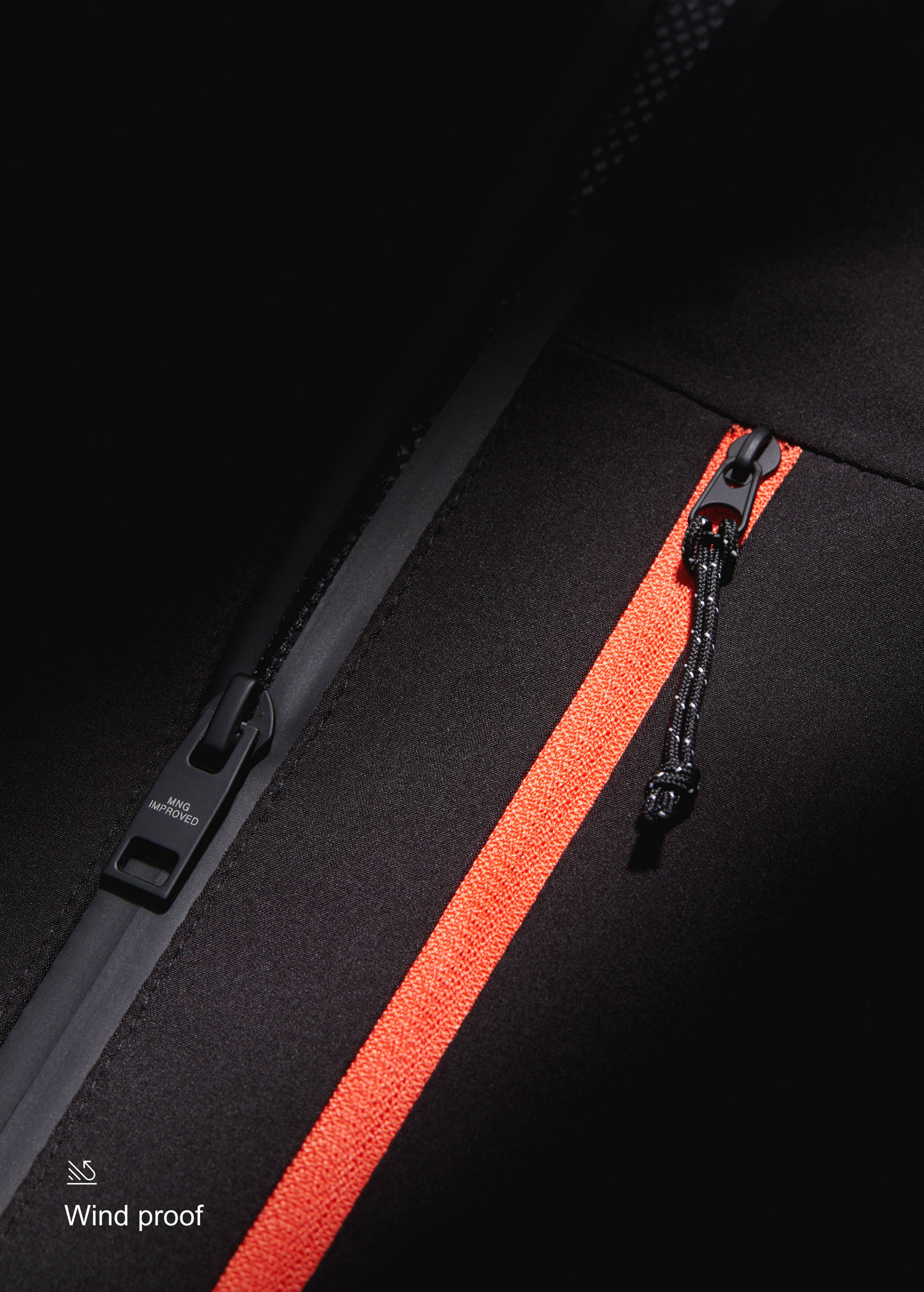 Chaqueta cortavientos impermeable - Detalle del artículo 6