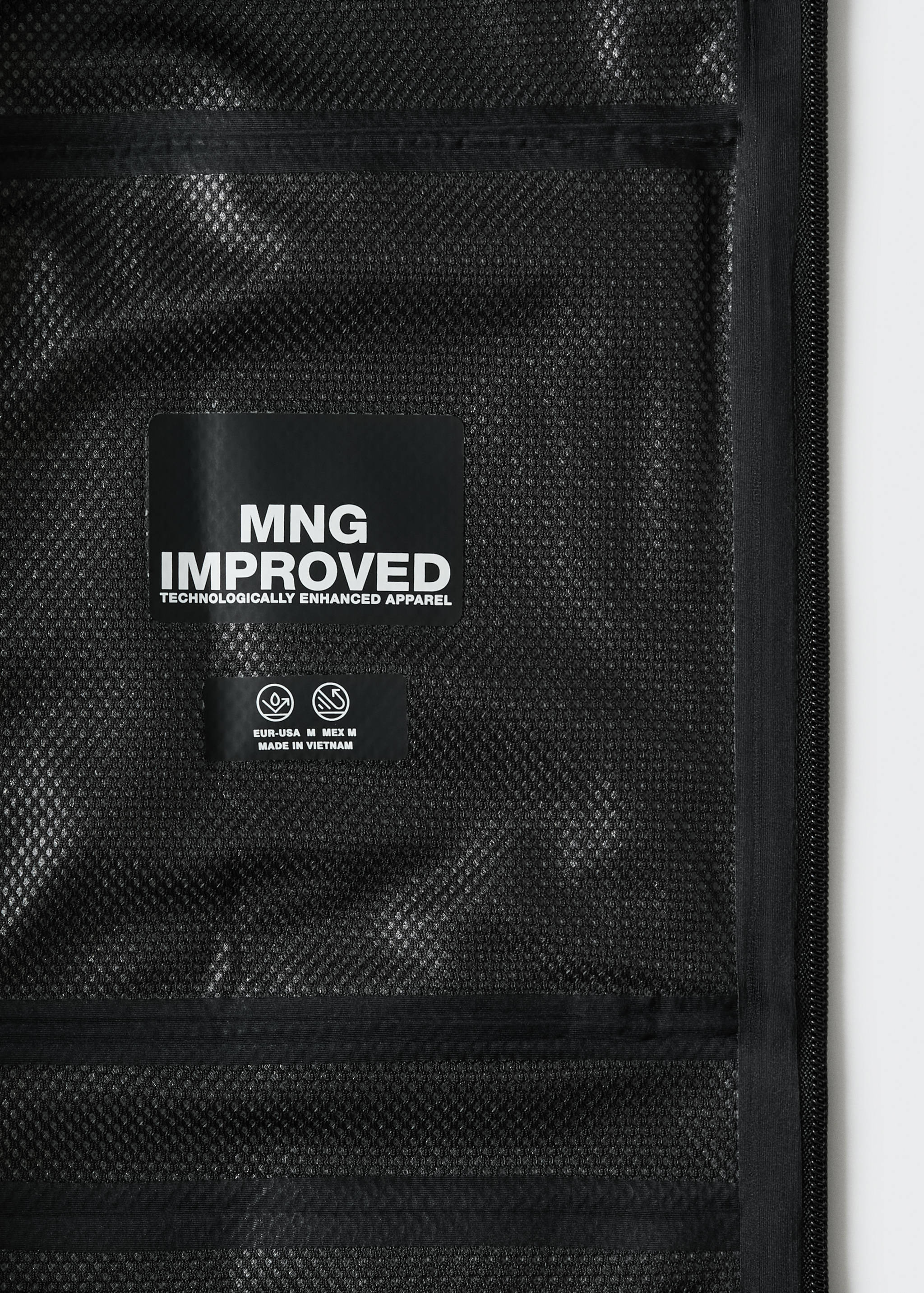 Chaqueta cortavientos impermeable - Detalle del artículo 7