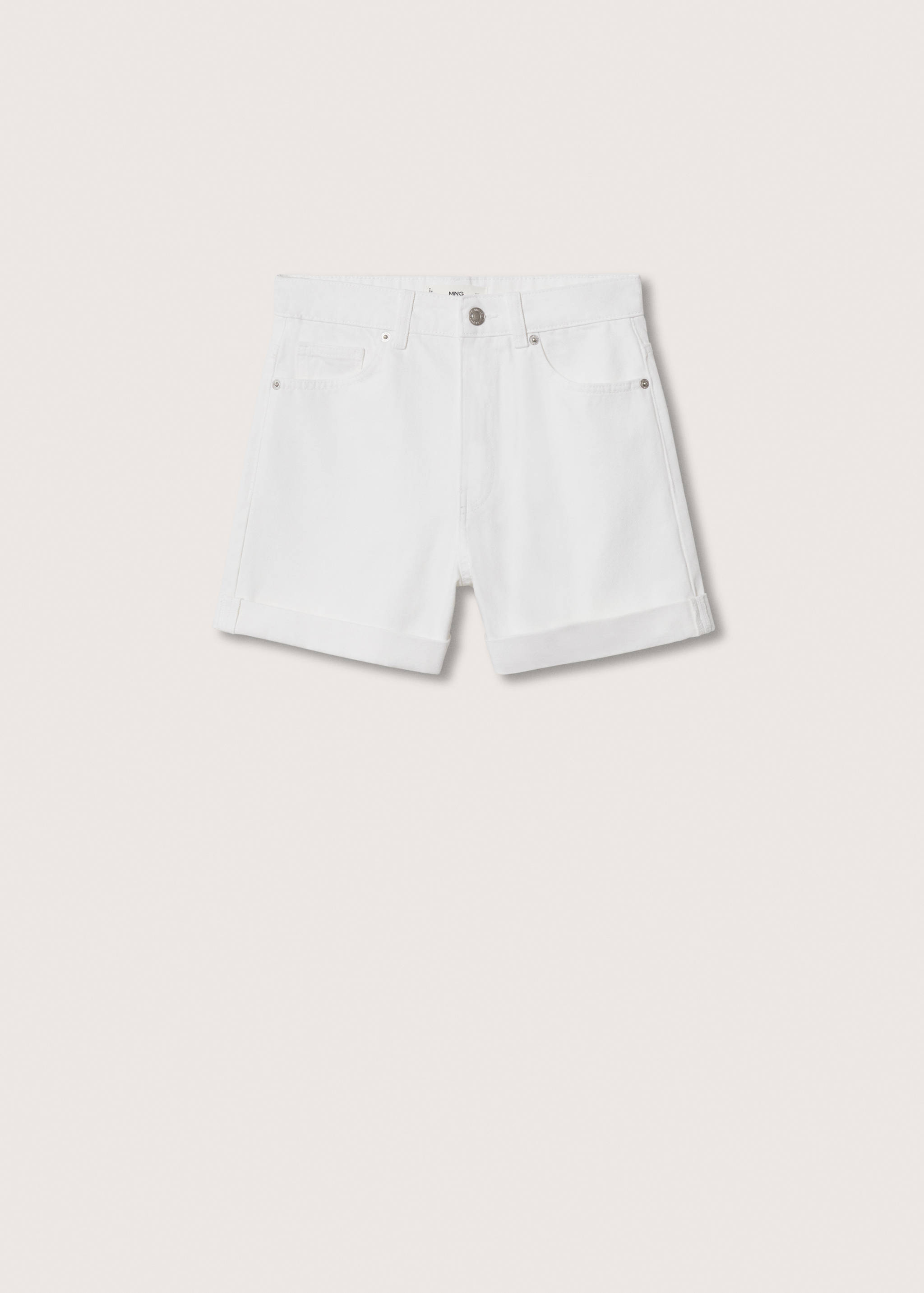 Mom-fit denim shorts - Article without model