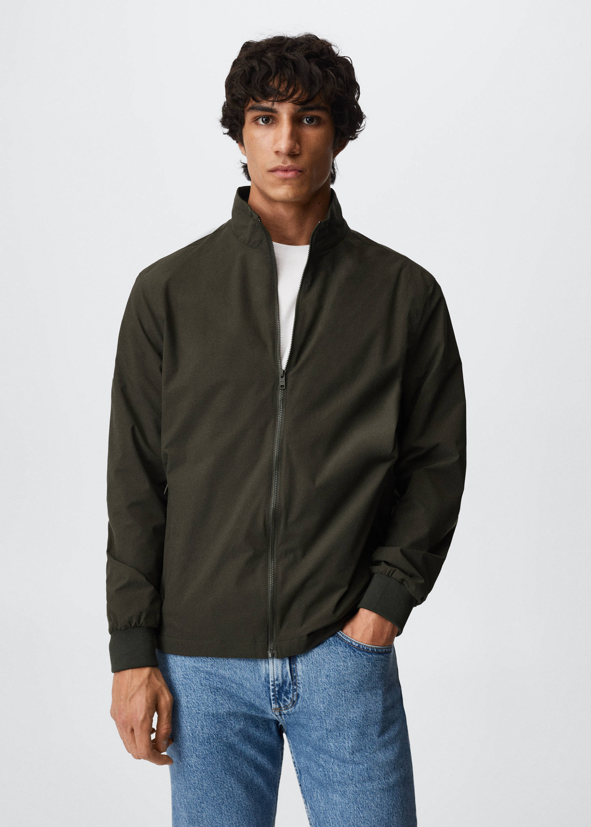 Waterproof bomber jacket - Medium plane