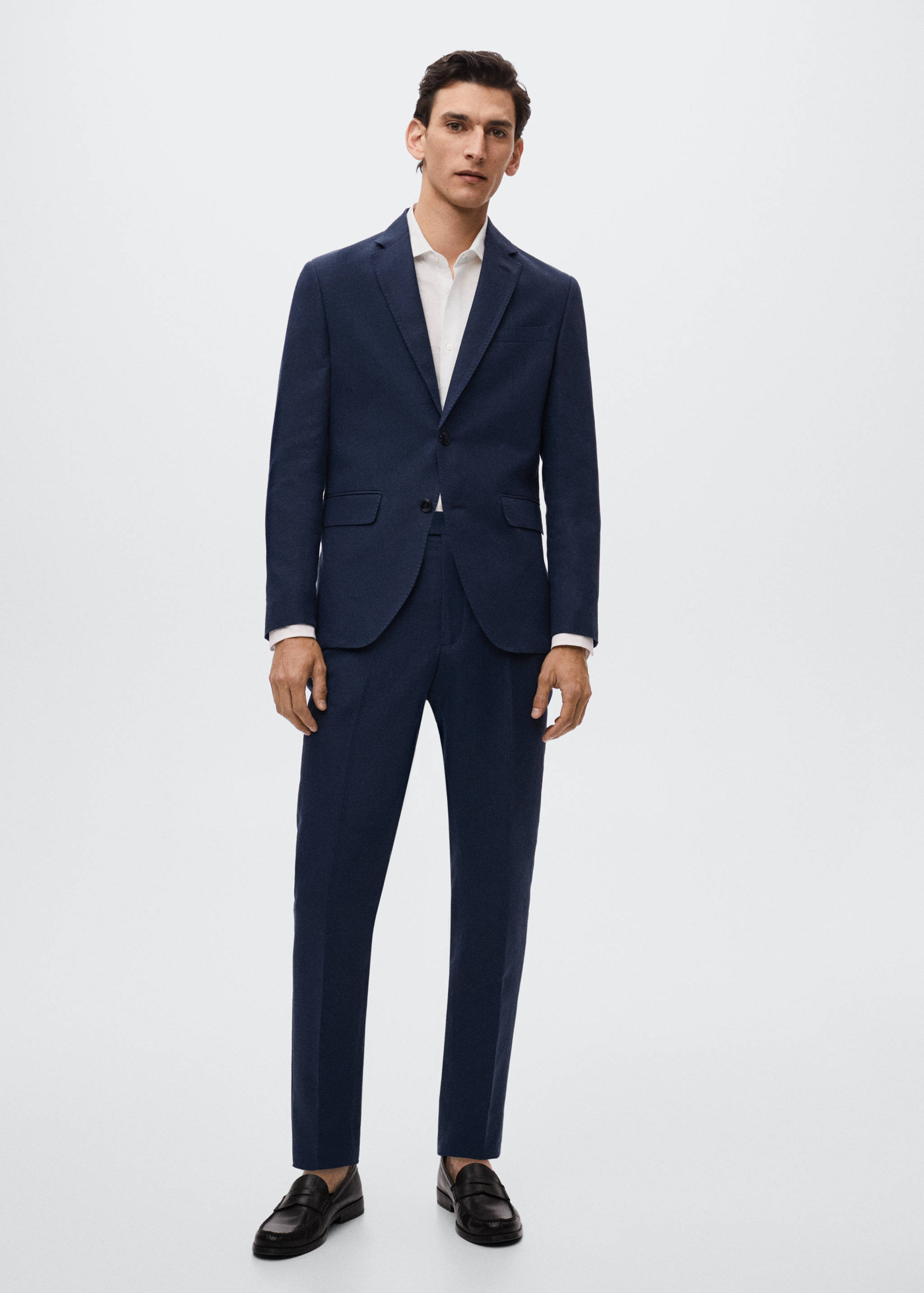 Leinen-Anzughose - Allgemeine Ansicht