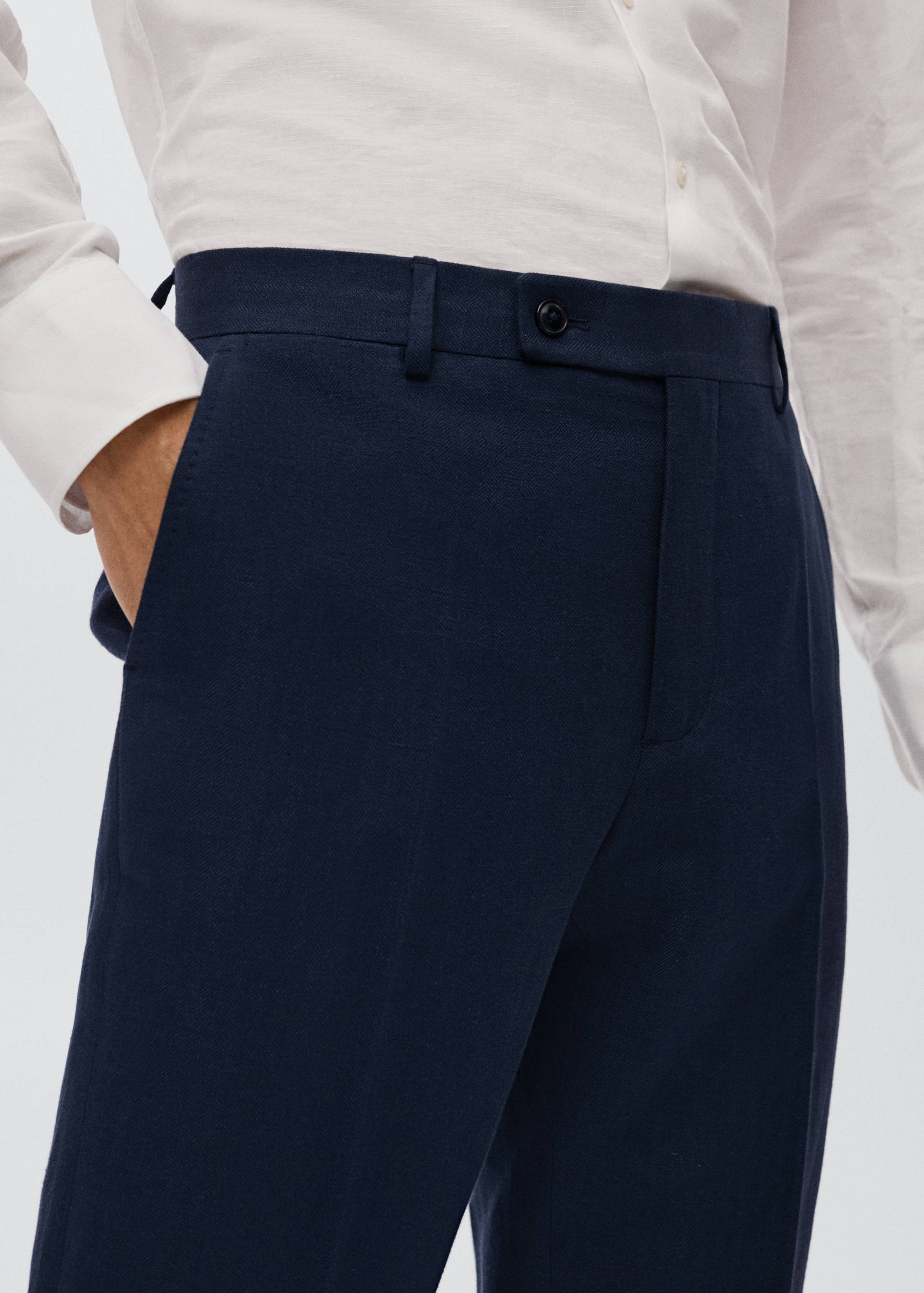 Leinen-Anzughose - Detail des Artikels 1