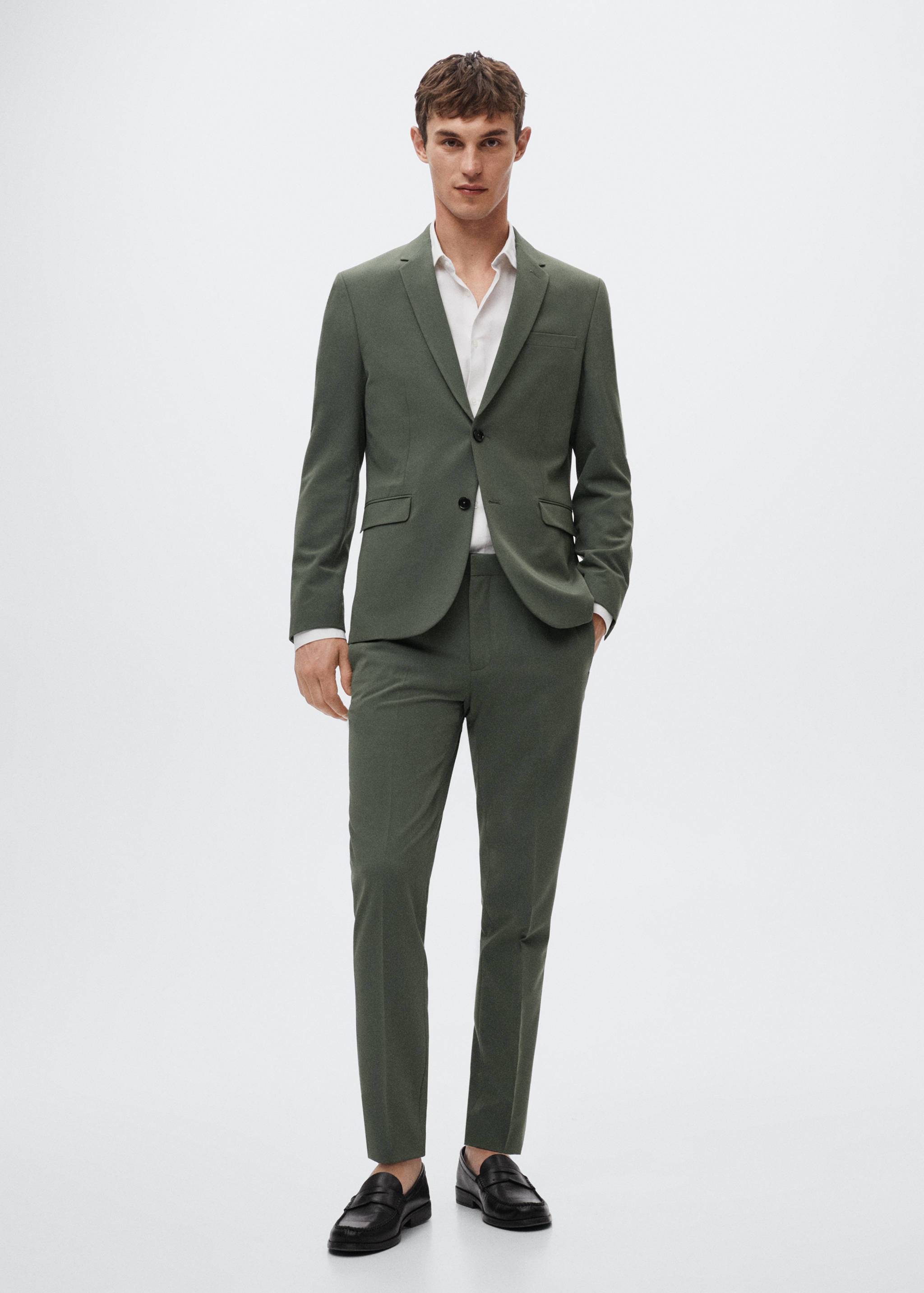 Americana vestir súper slim fit - Pla general