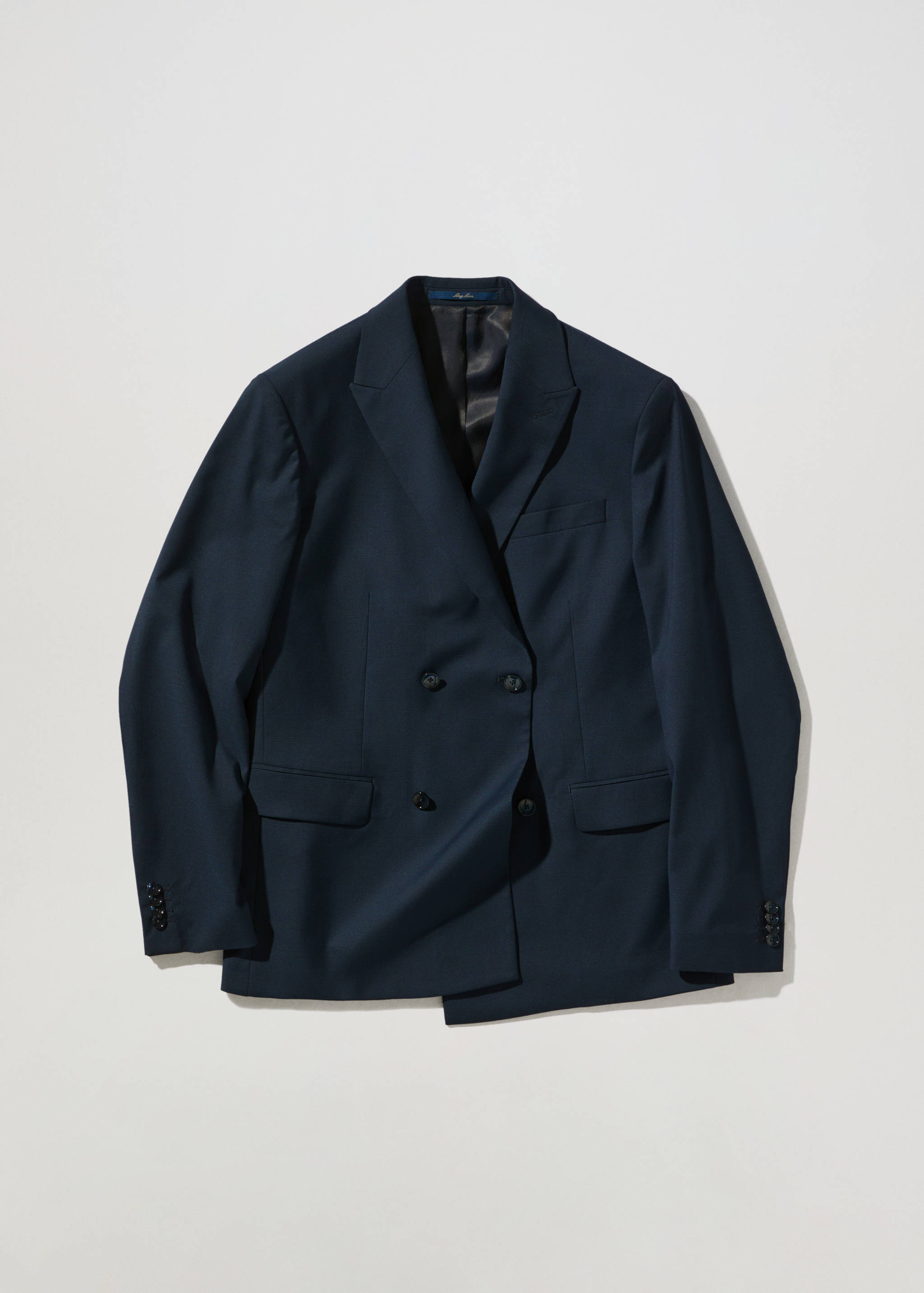 Slim fit double-breasted suit blazer - Article without model