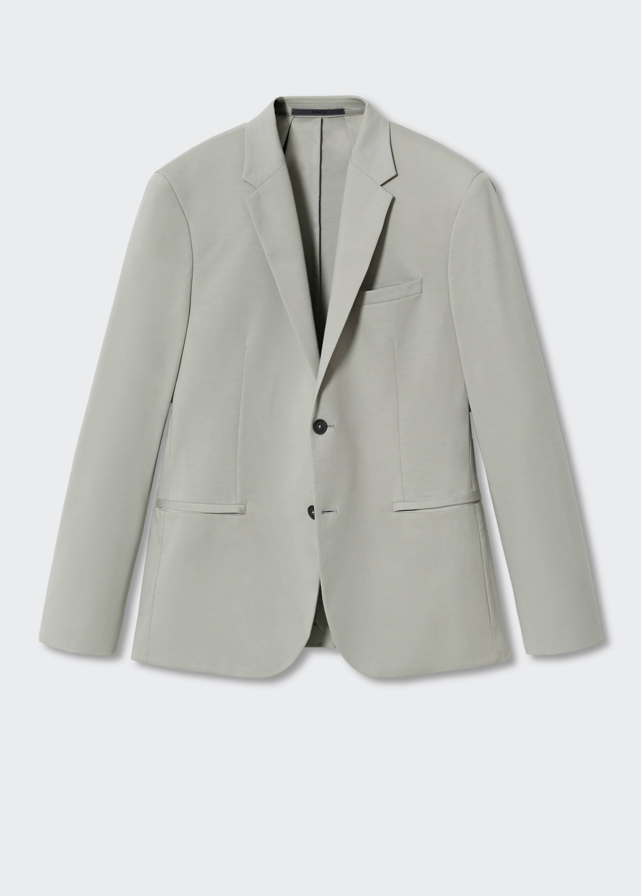 Slim Fit-Anzugsakko aus Baumwolle - Artikel ohne Model