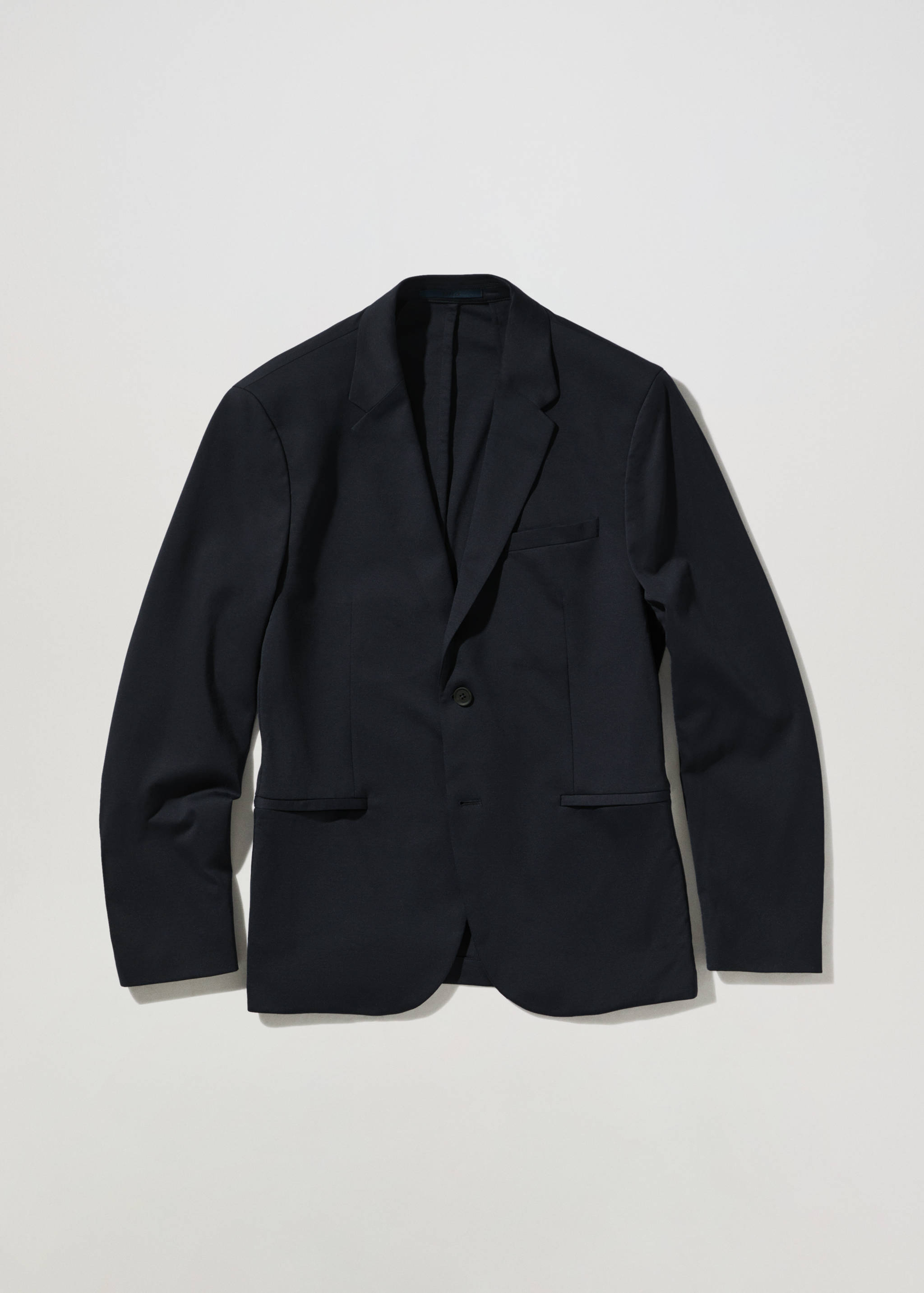 Slim-fit cotton suit jacket - Article without model