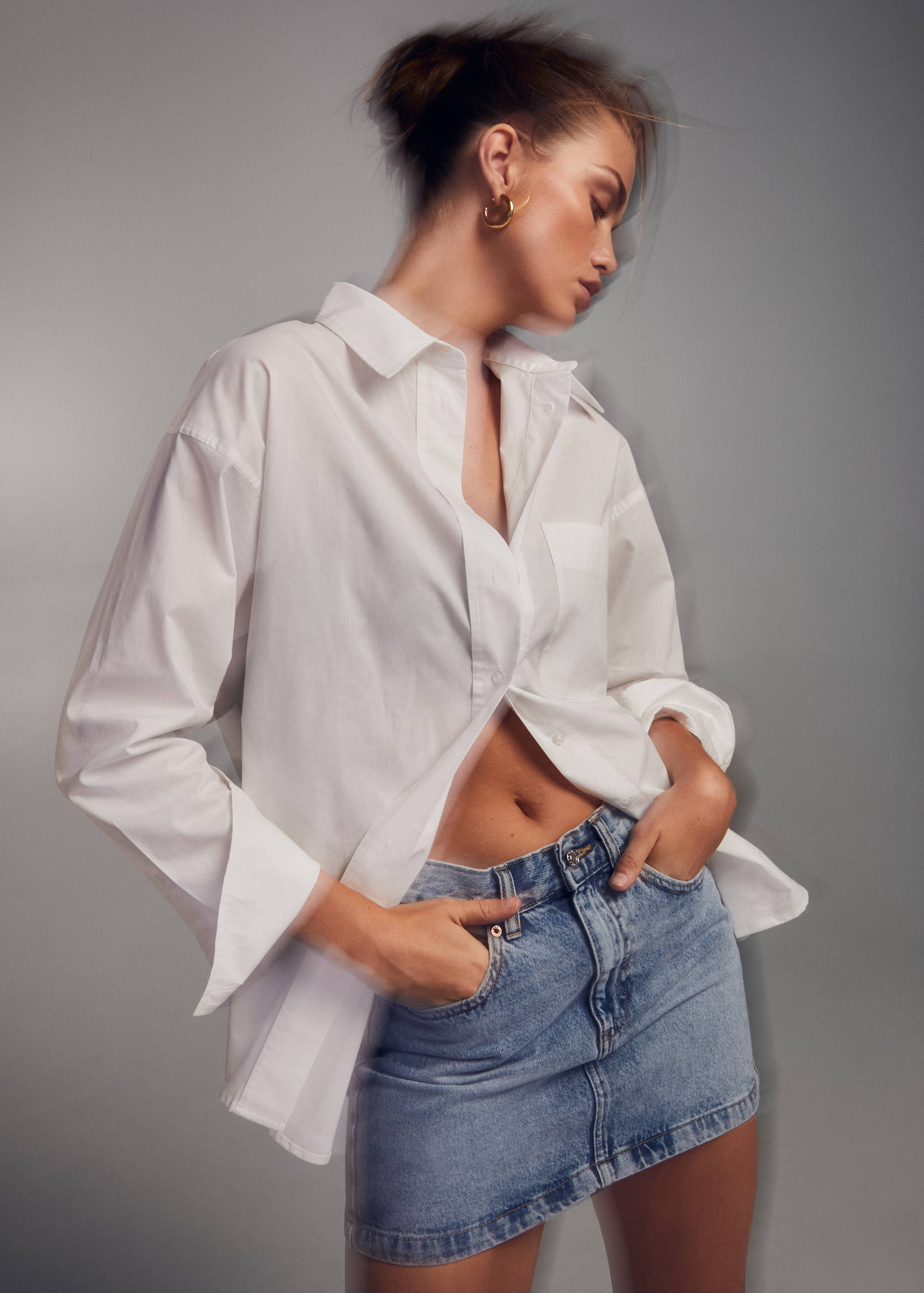 Denim miniskirt - Details of the article 6