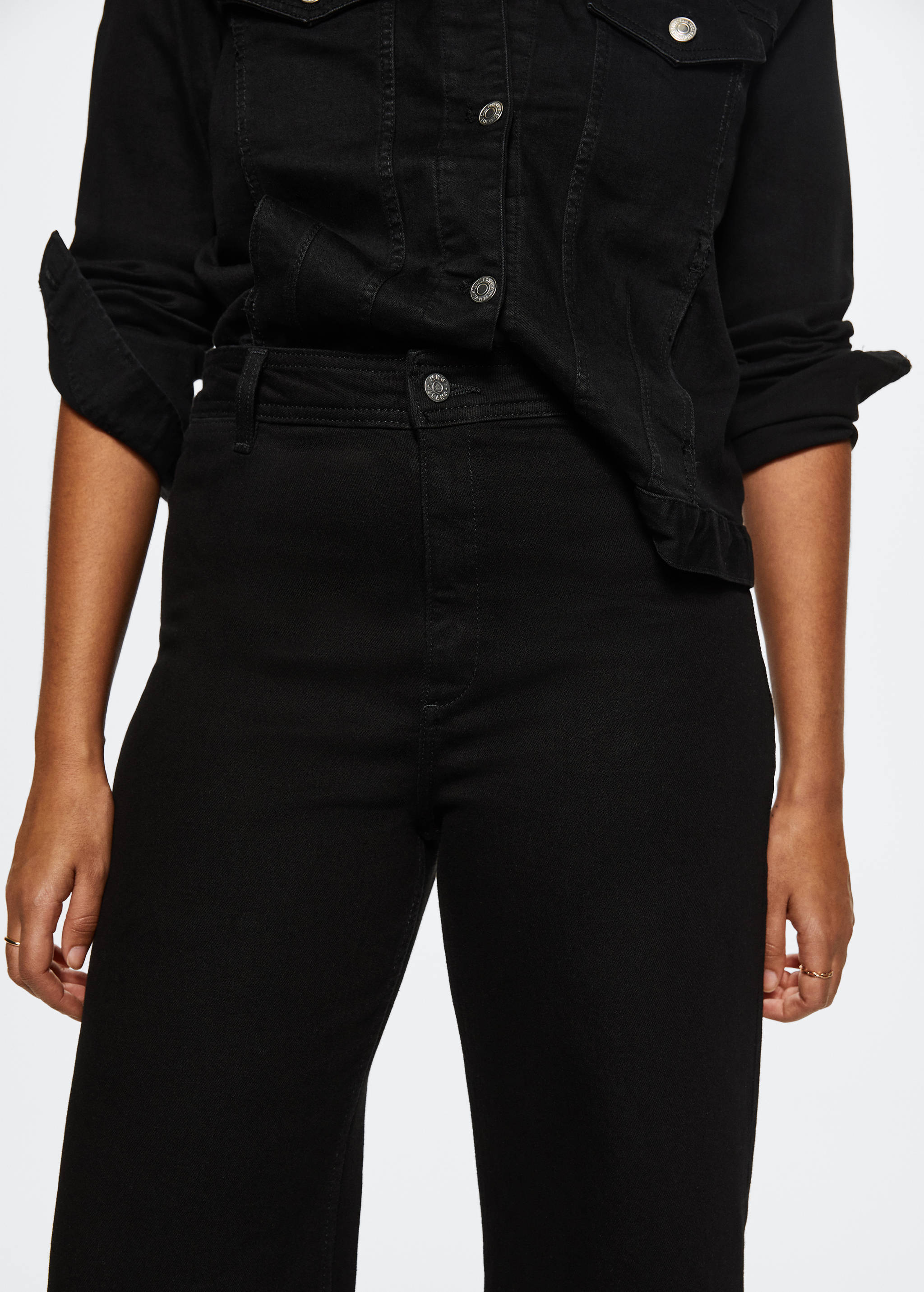 Jeans culotte tiro alto - Detalle del artículo 4