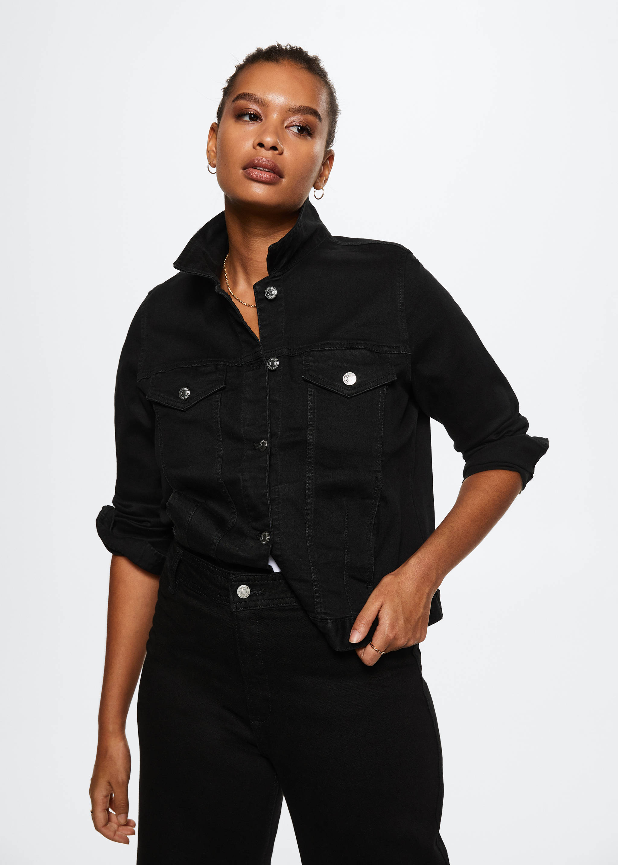 Jeans culotte tiro alto - Detalle del artículo 6