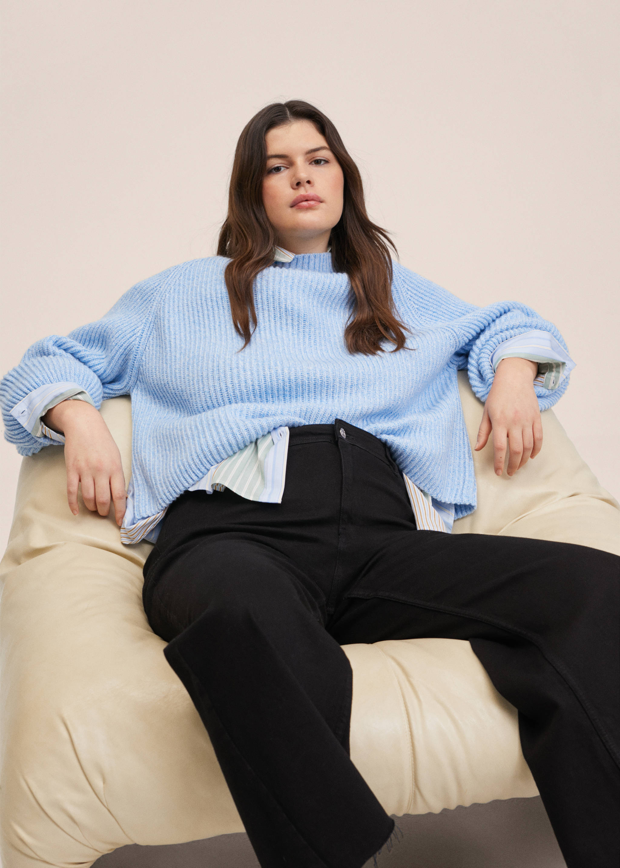 Jeans culotte tiro alto - Detalle del artículo 5