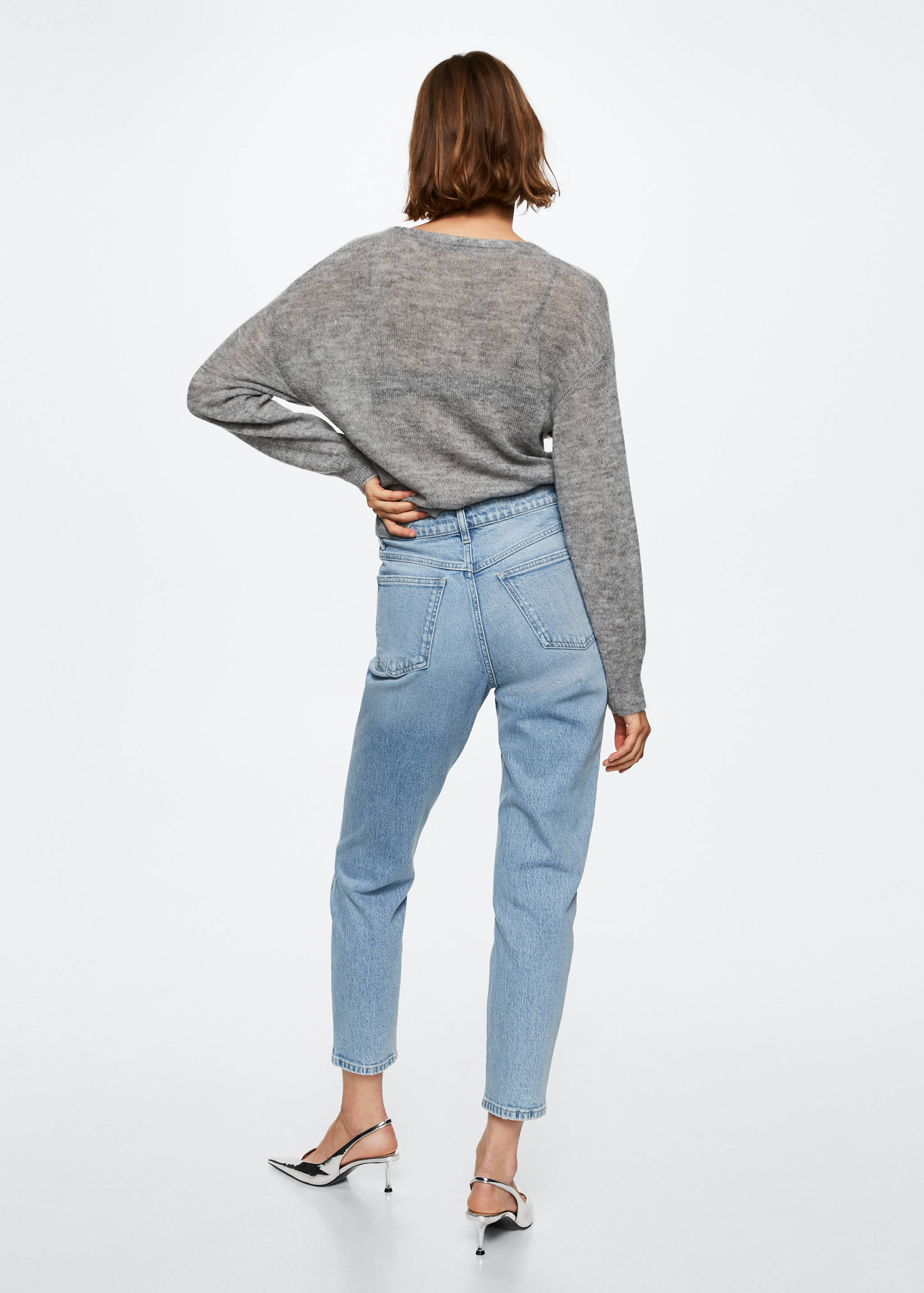 Mom high-waist jeans - Reverse of the article