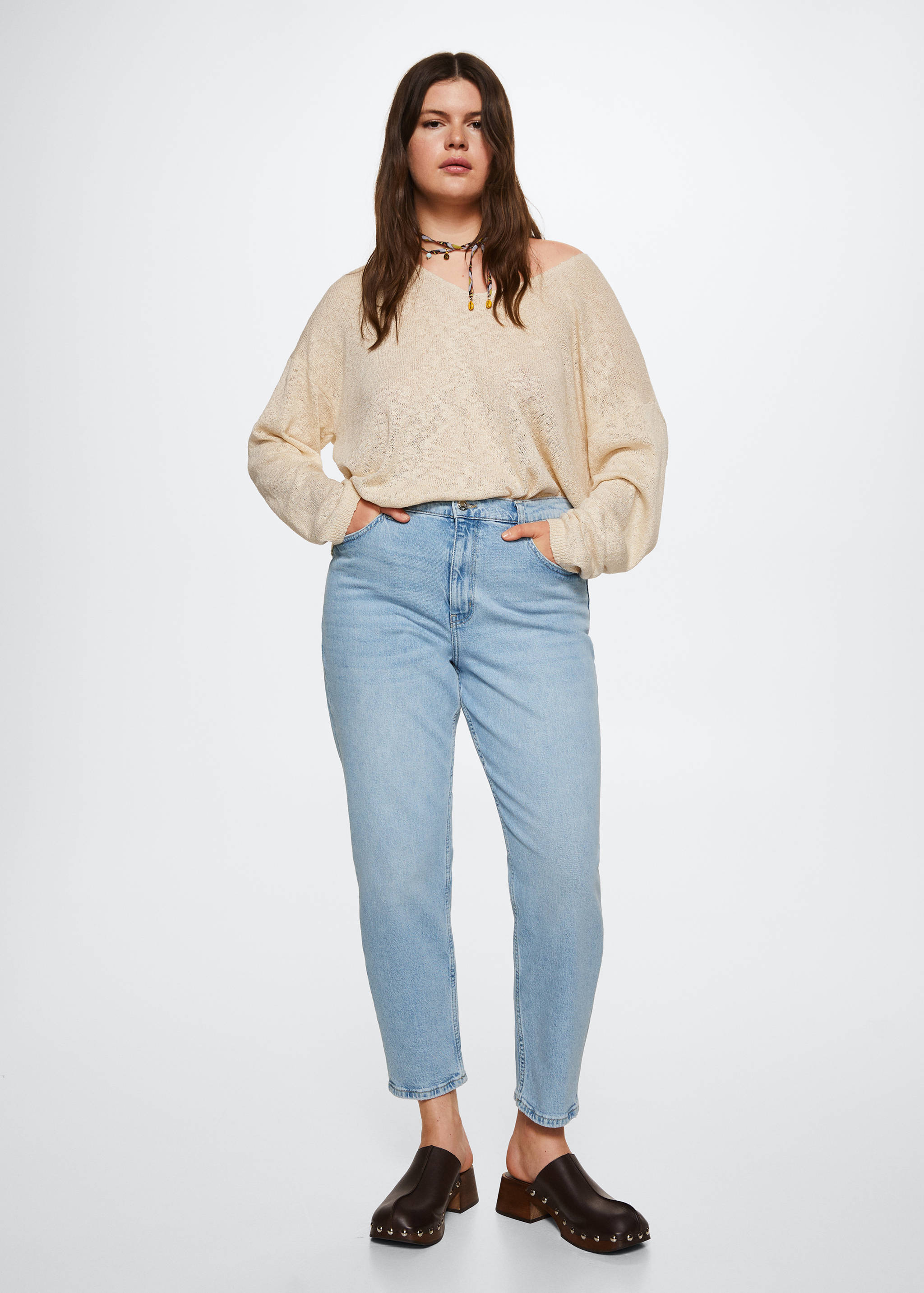 Mom high-waist jeans - Details of the article 4