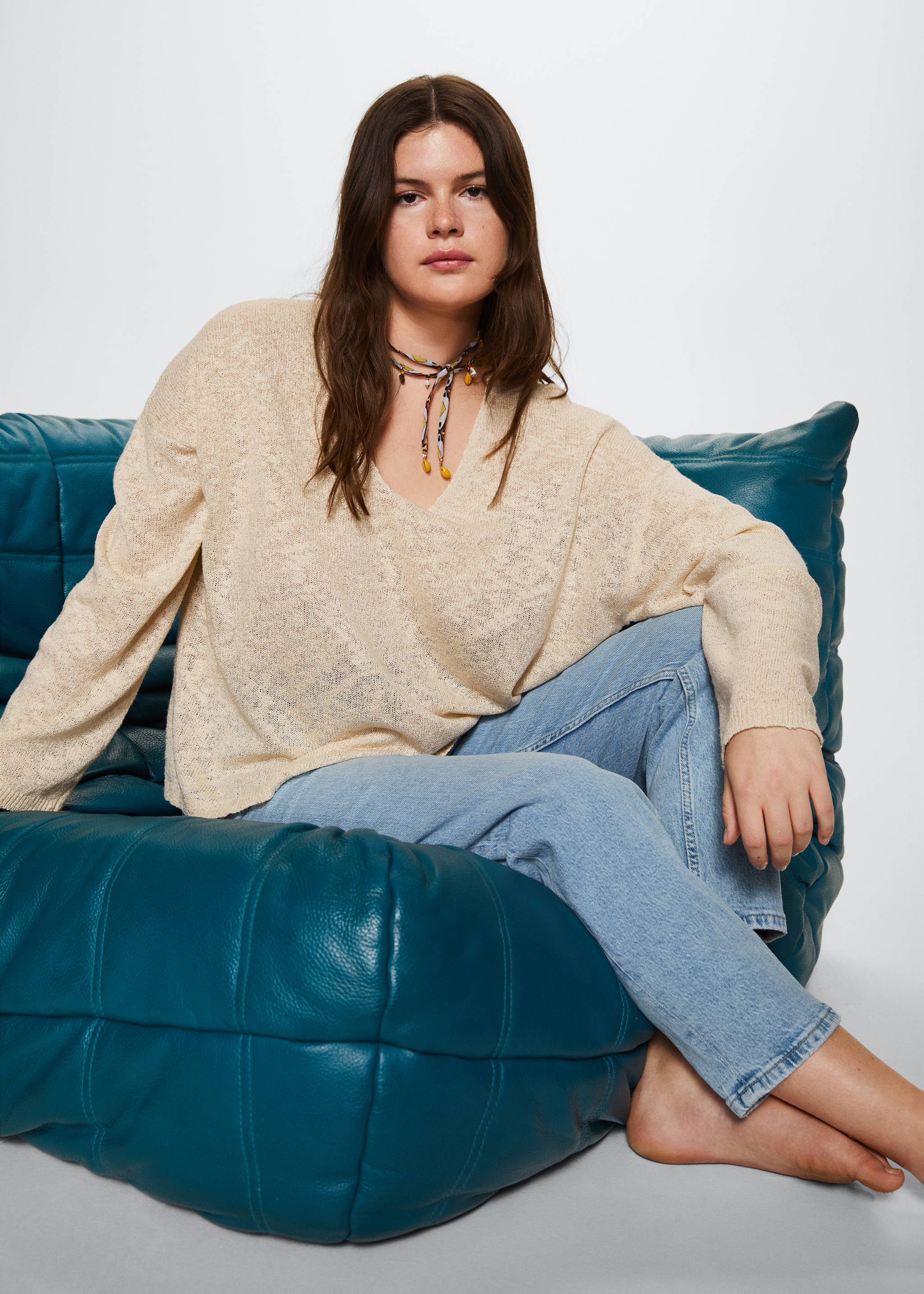 Mom high-waist jeans - Details of the article 3