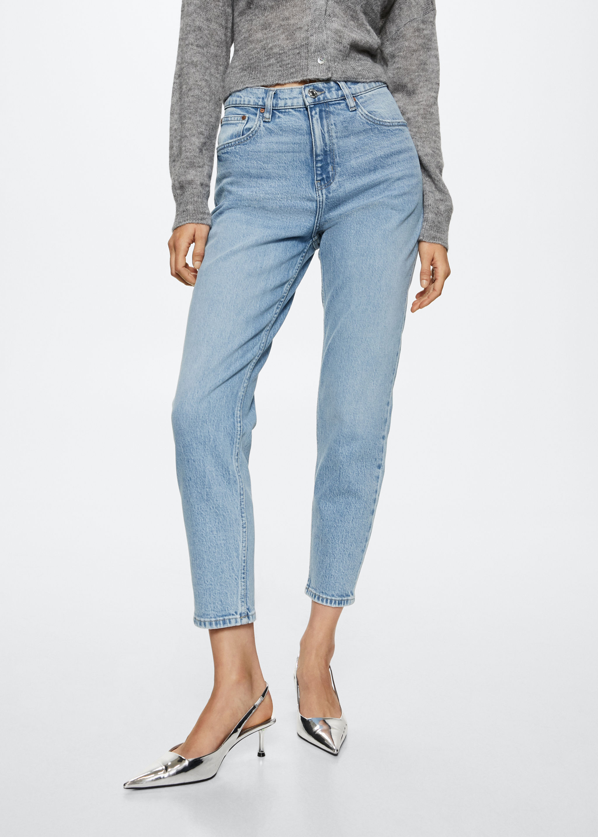 Mom comfort high-rise jeans - Medium plane