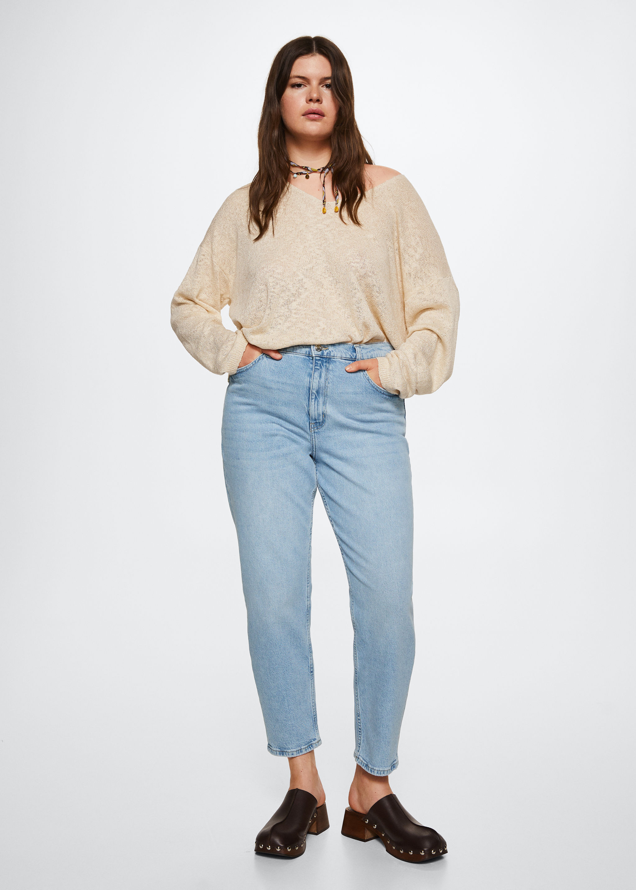 Mom comfort high-rise jeans - Details of the article 4
