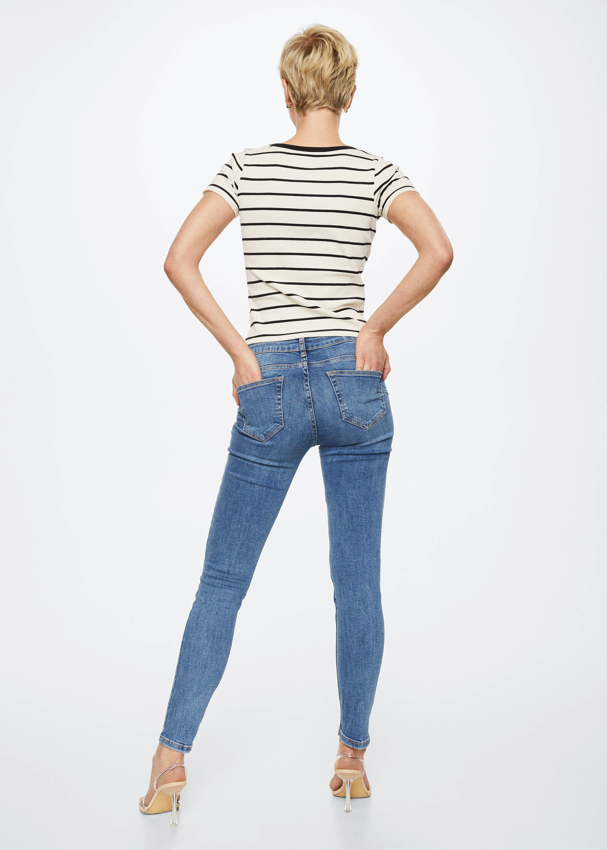 Skinny push-up jeans - Reverse of the article