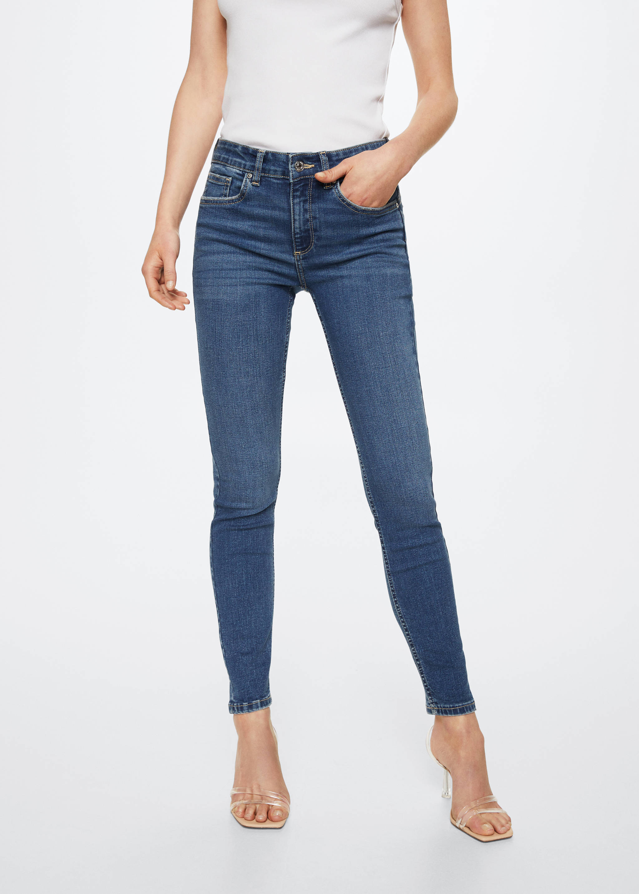 Skinny push-up jeans - Medium plane