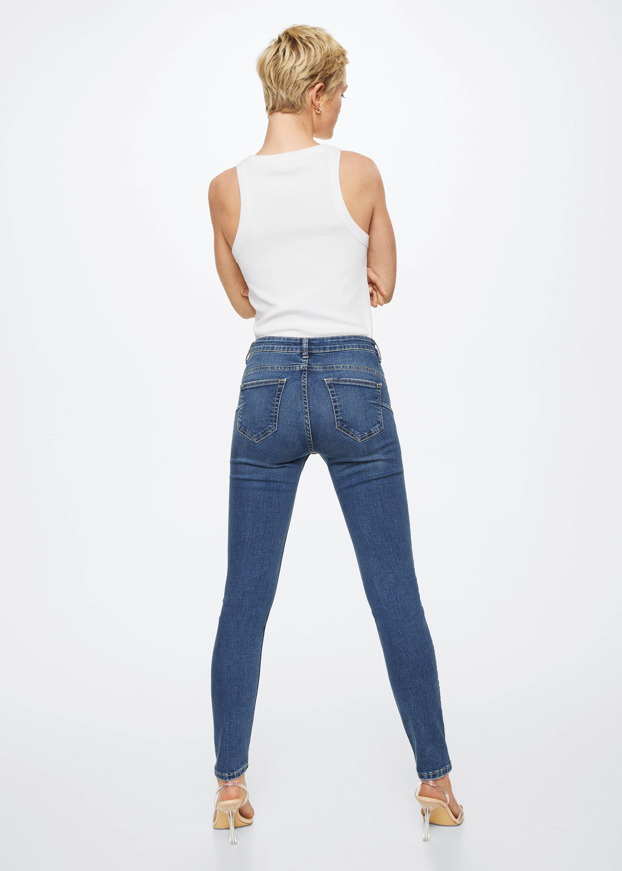 Skinny push-up jeans - Reverse of the article