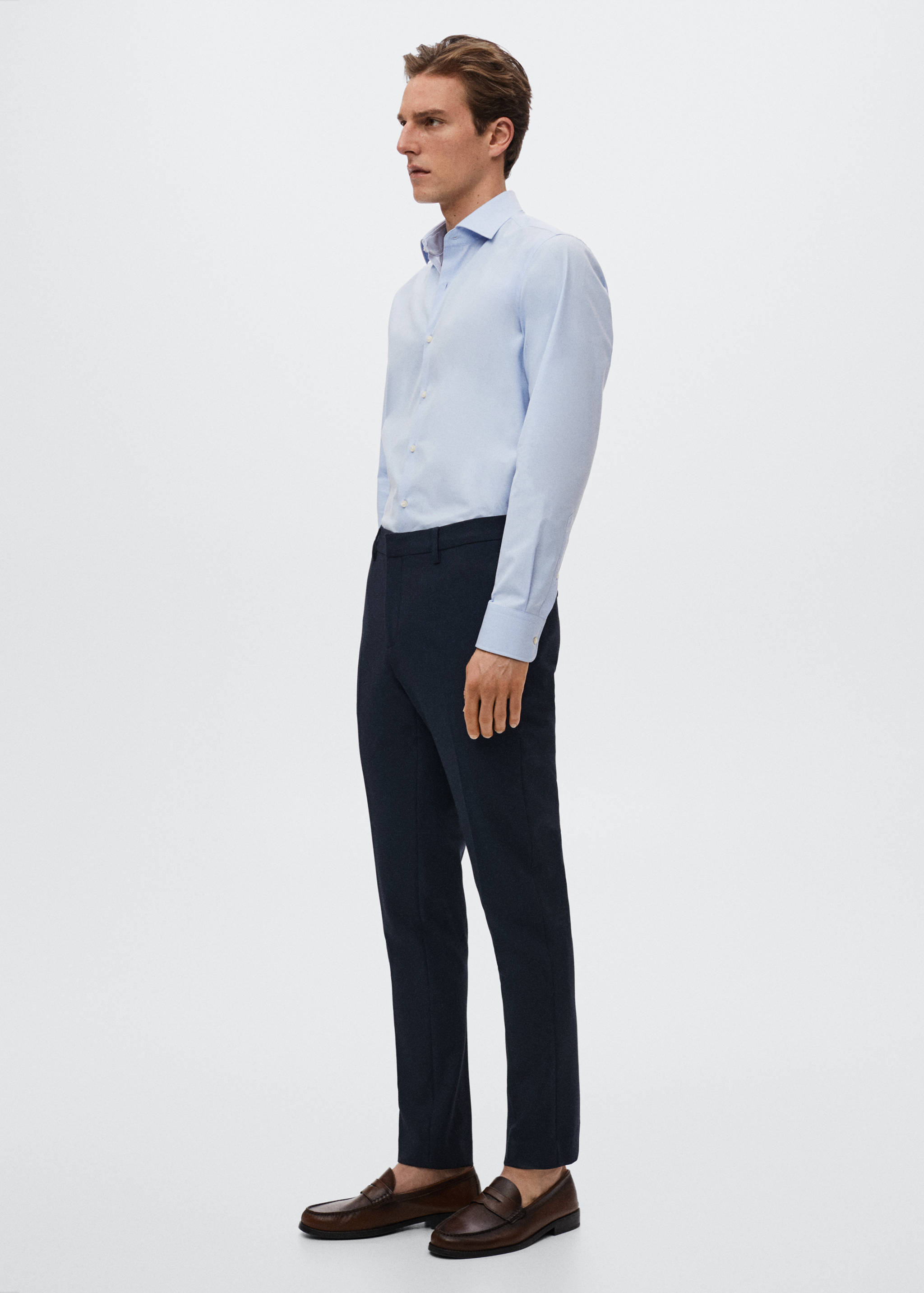 Super slim fit suit trousers - Details of the article 2