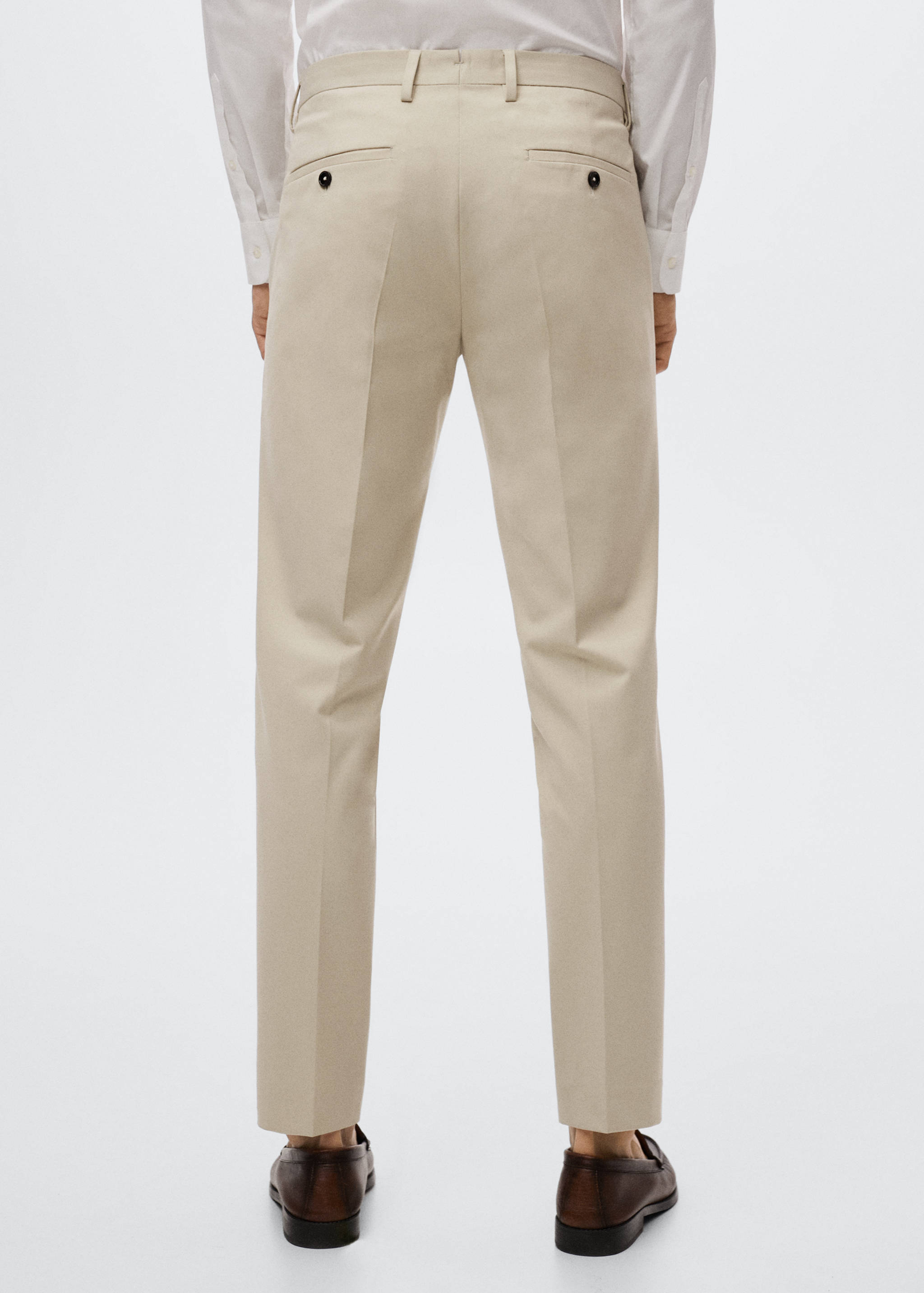 Super slim fit suit trousers - Reverse of the article
