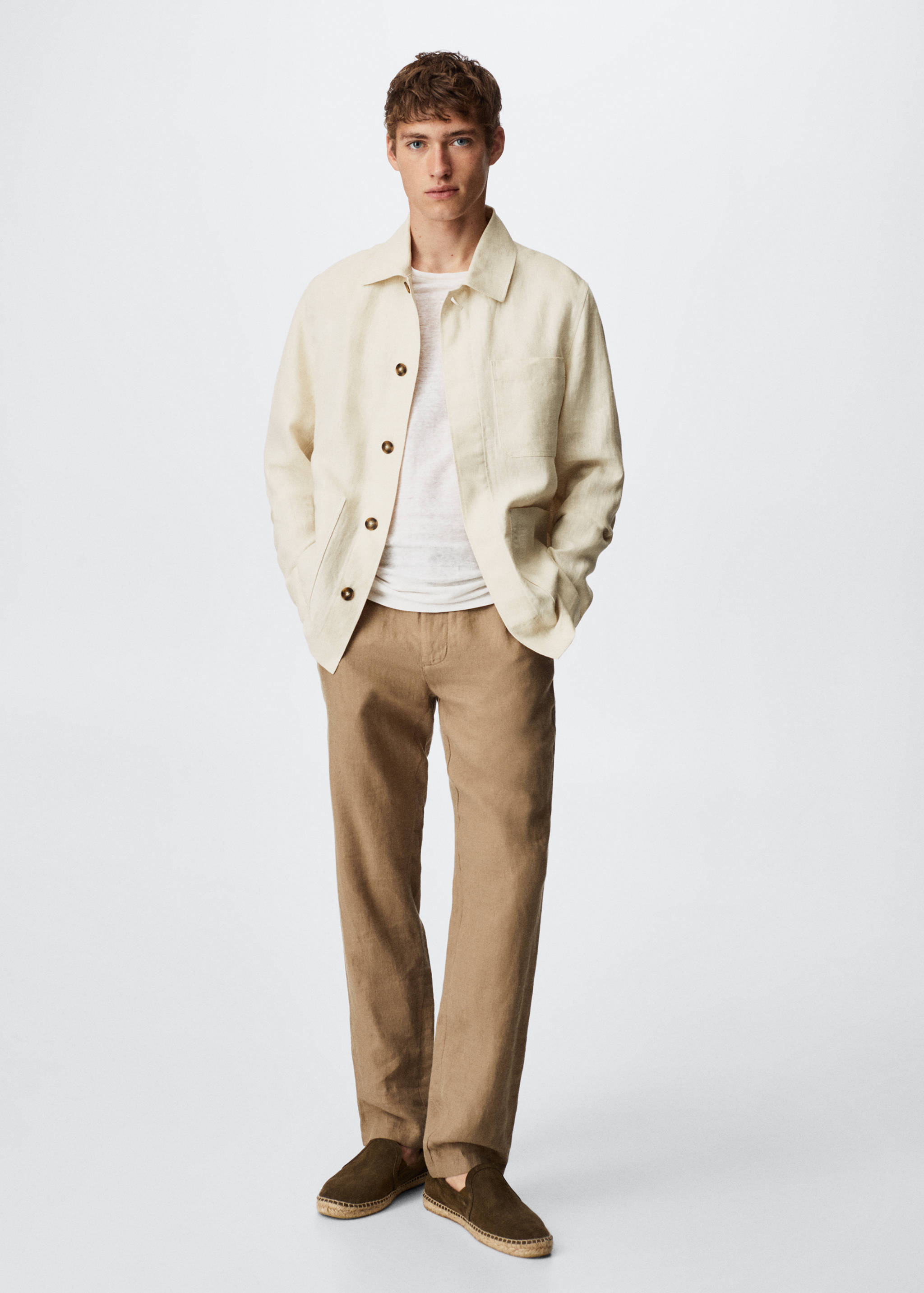 Linen worker jacket - General plane