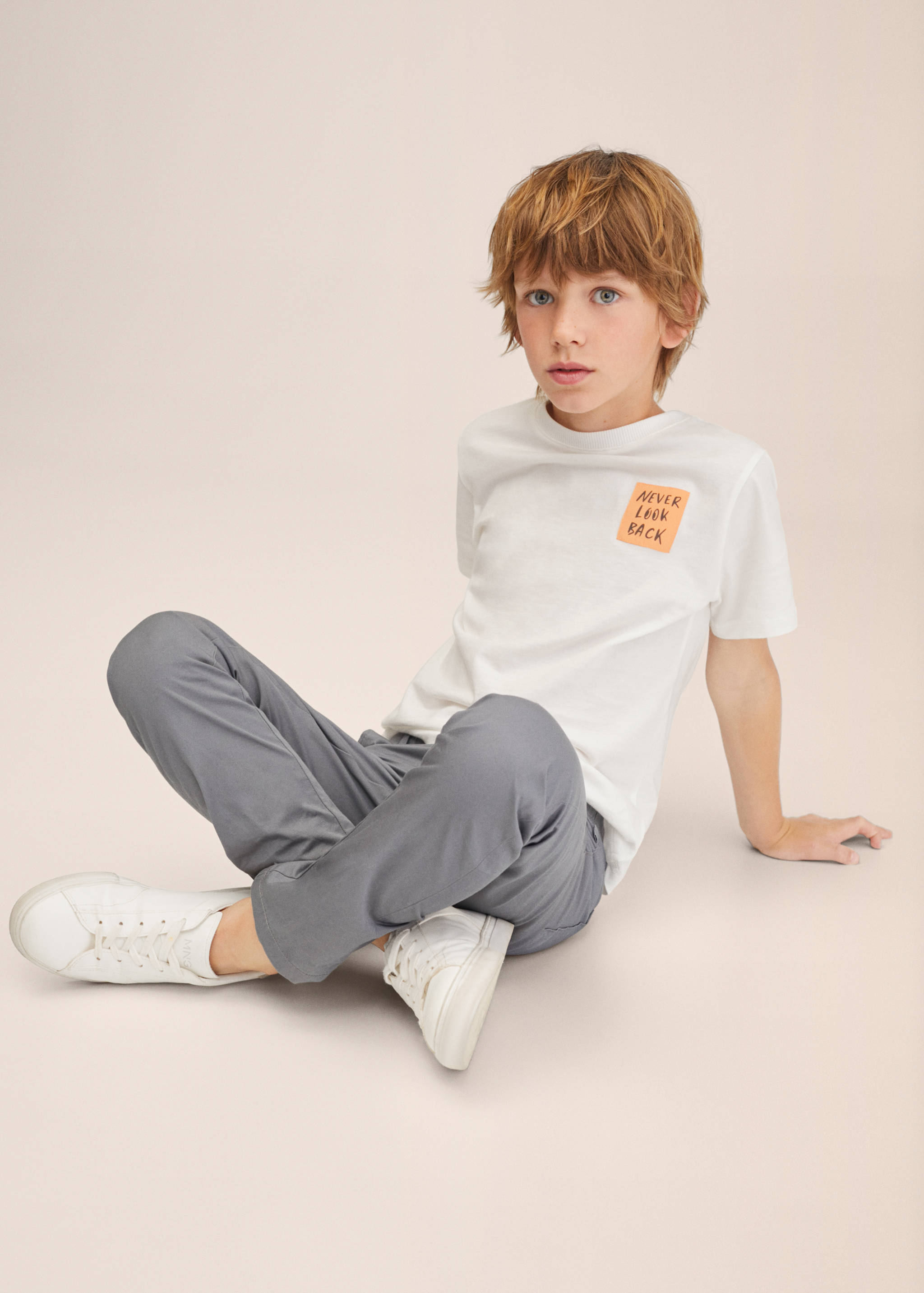 Cotton jogger-style trousers - Details of the article 2