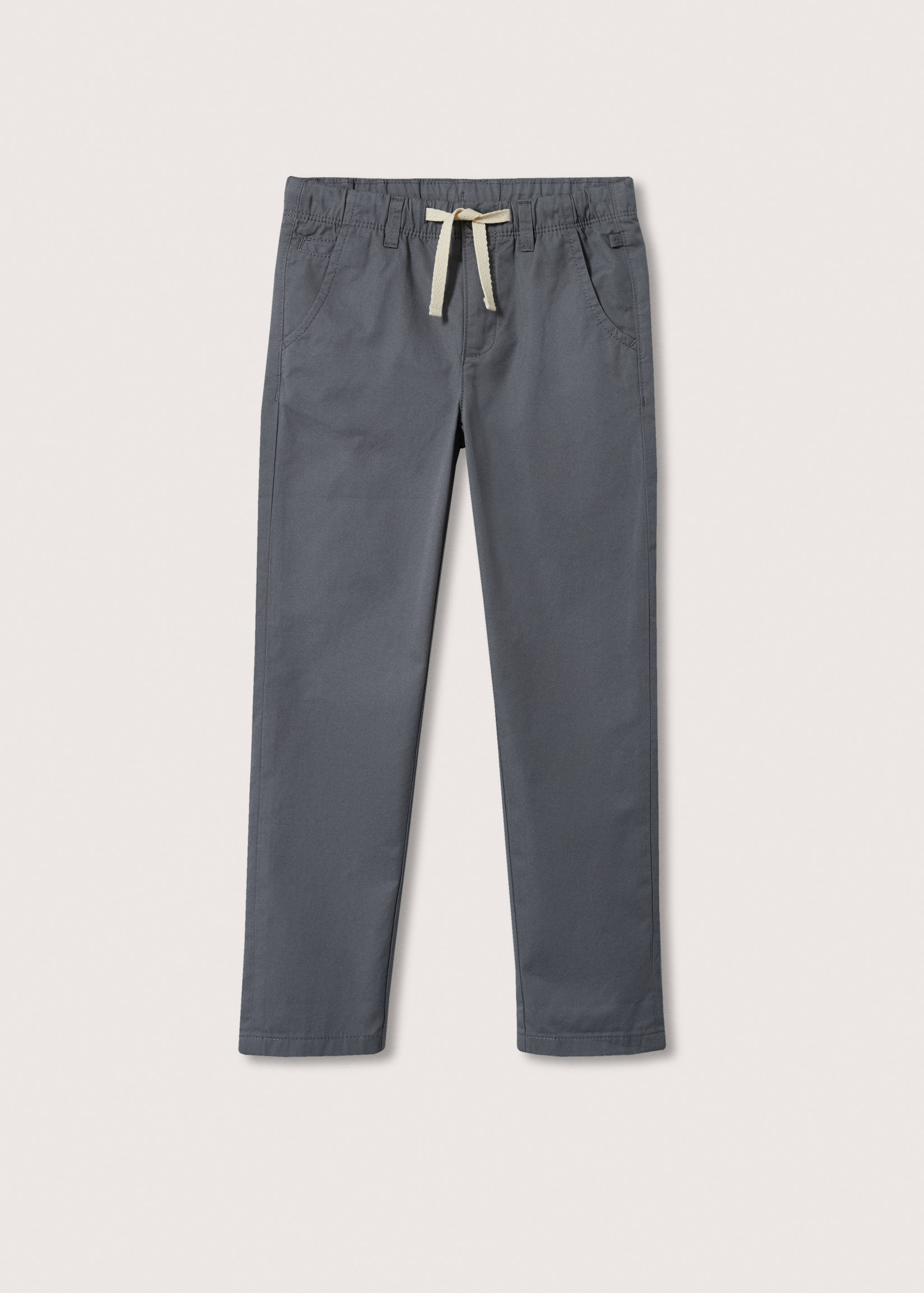 Cotton jogger-style trousers - Article without model