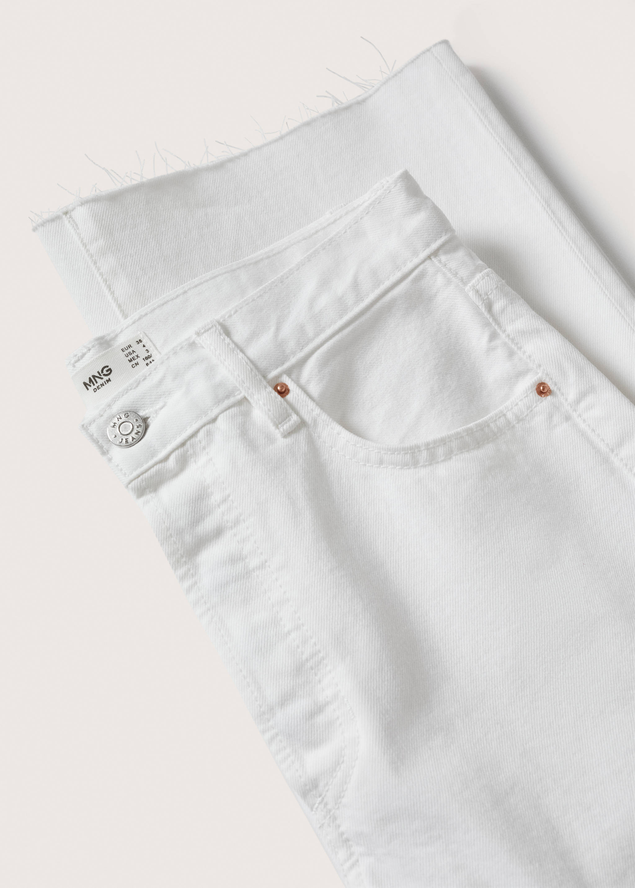 High-waisted wideleg jeans - Details of the article 8