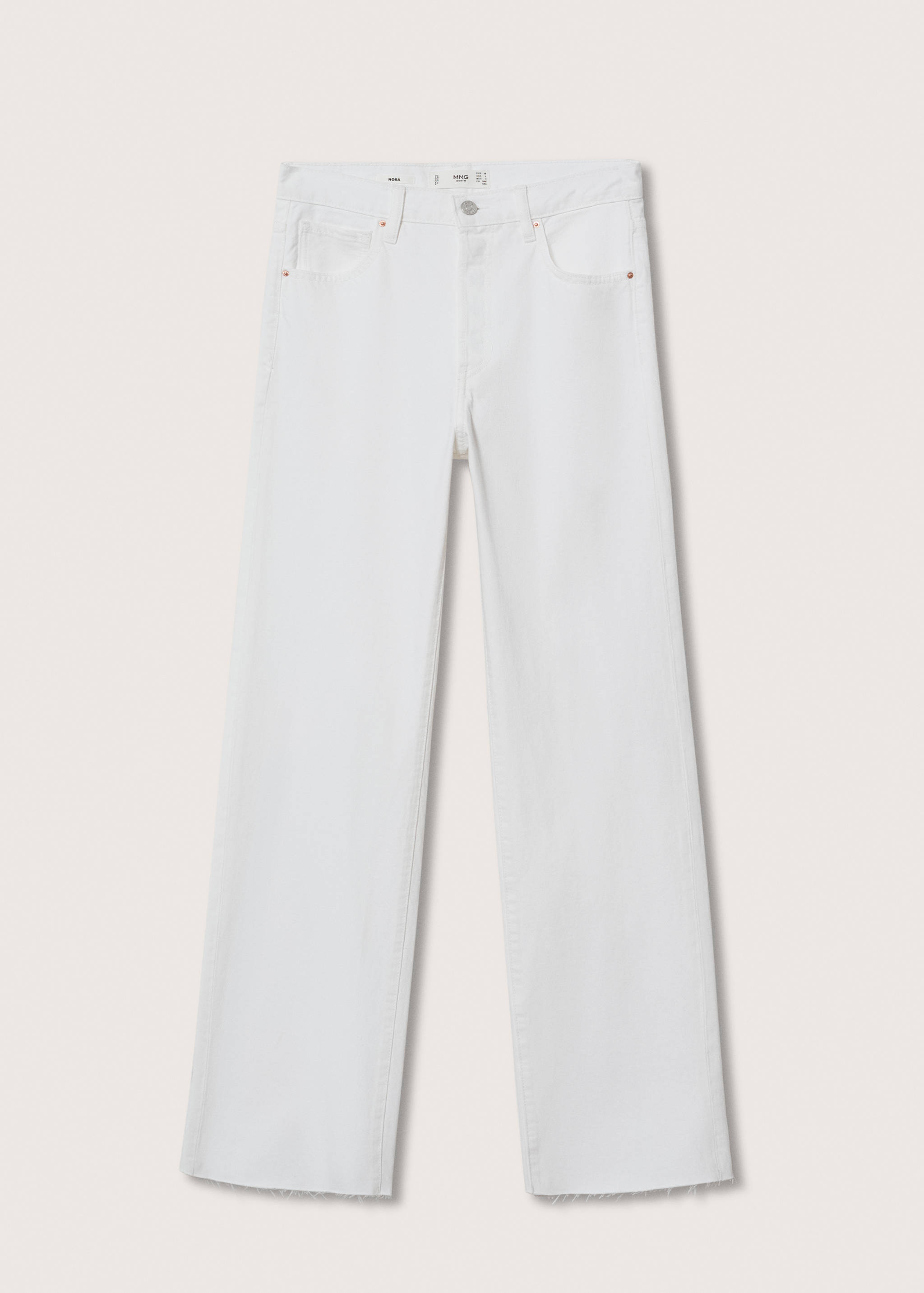 High-waisted wideleg jeans - Article without model