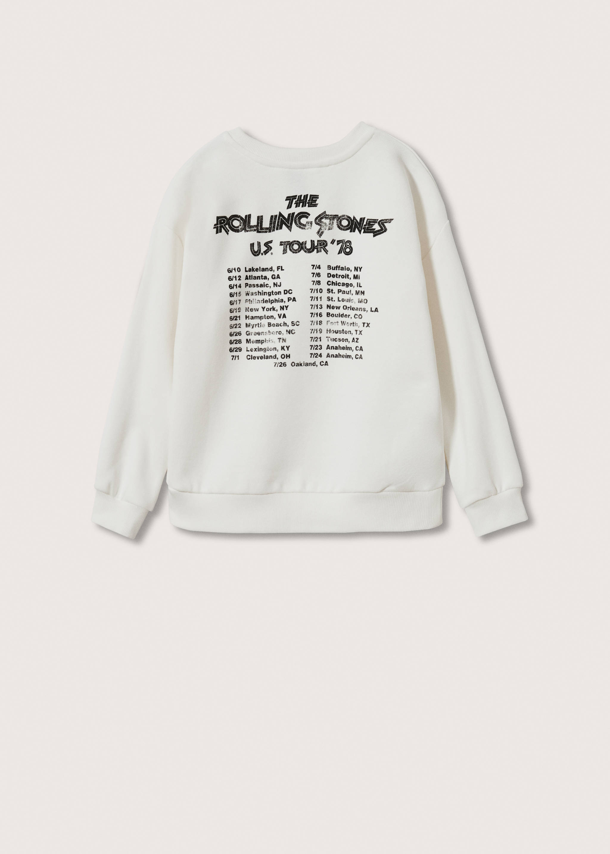 Sudadera Rolling Stones - Reverso del artículo