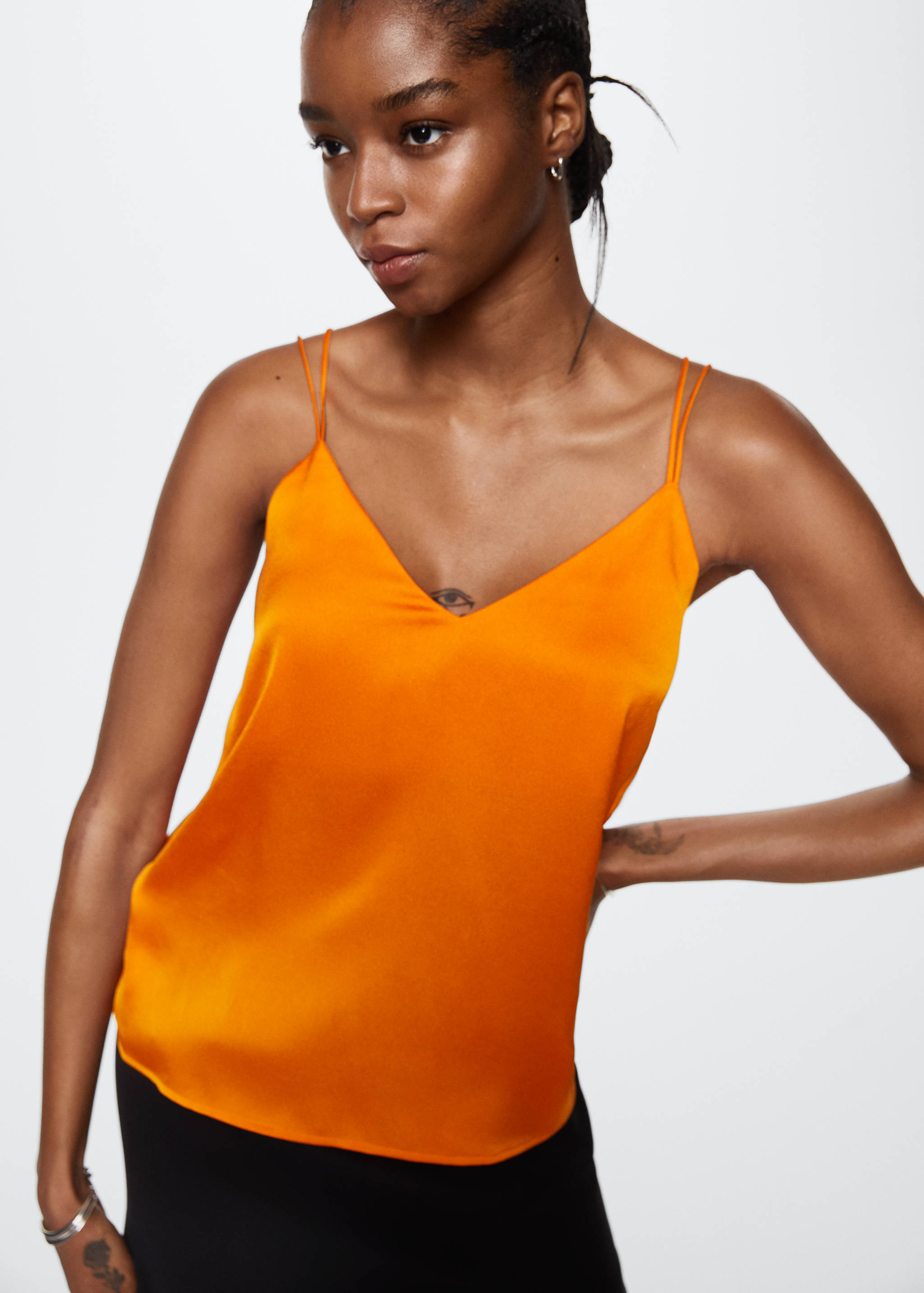 Top de llenceria setinat - Detall de l'article 2