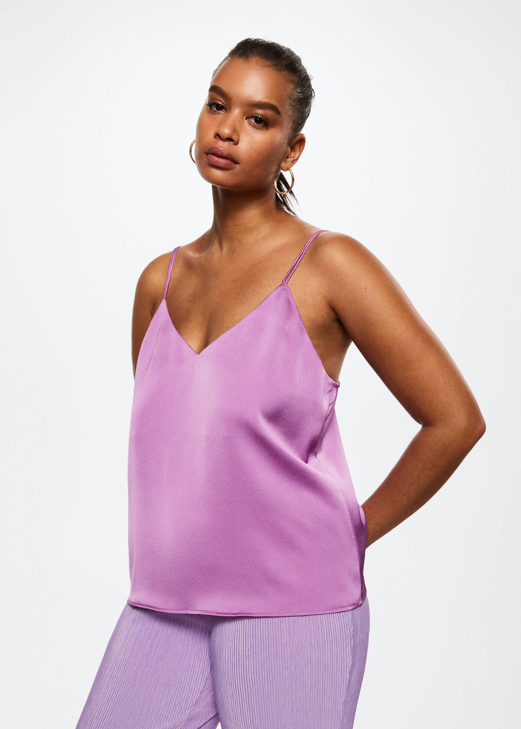 Top de llenceria setinat - Detall de l'article 3