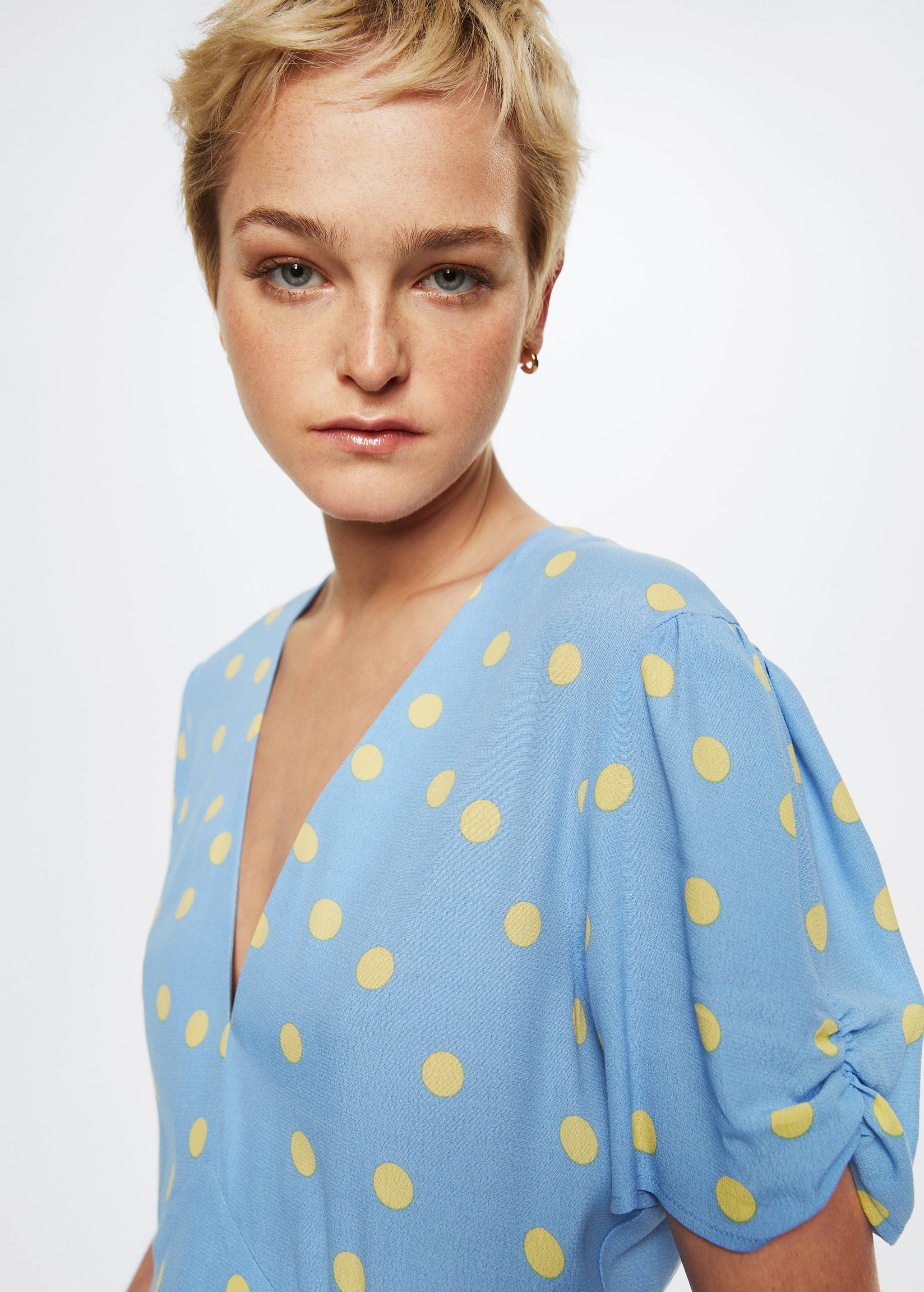 Fluid printed jumpsuit - Details of the article 1