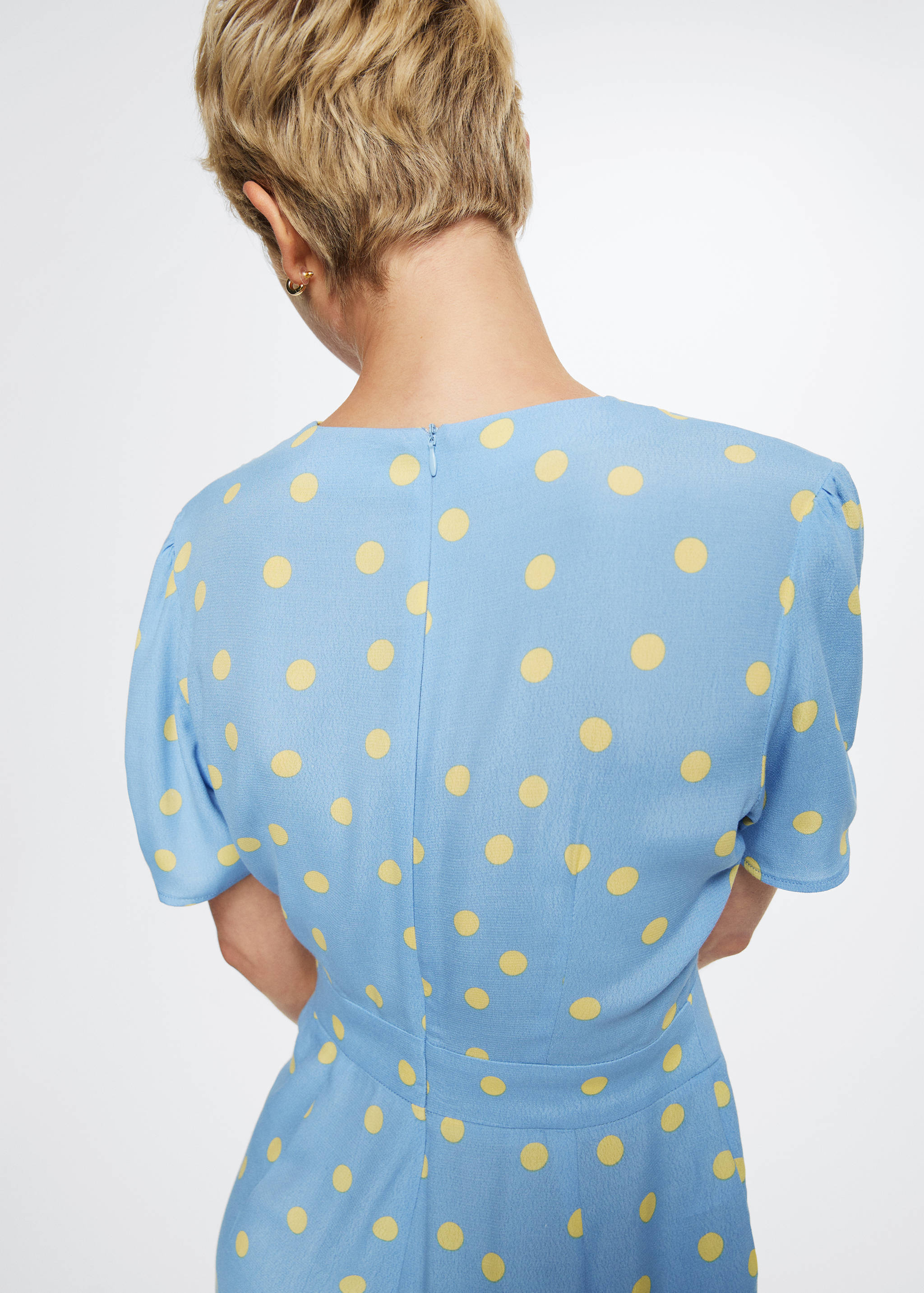 Fluid printed jumpsuit - Details of the article 2