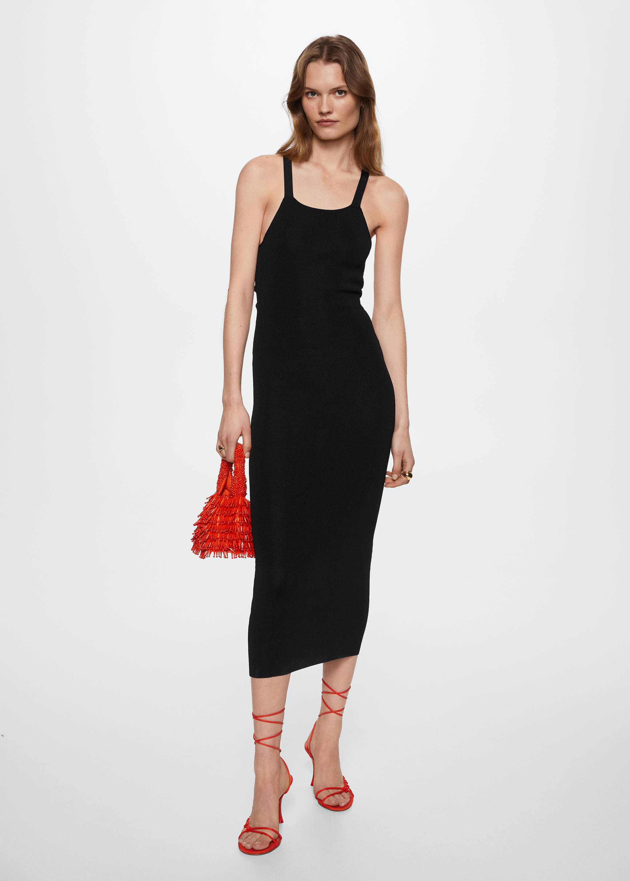 Robe maille ouverture - Plan général