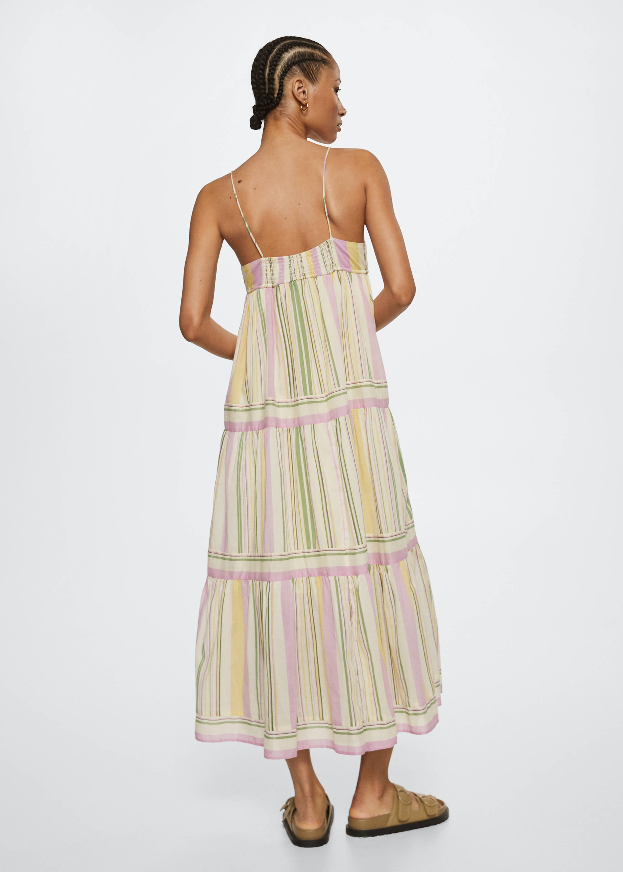 Vestit llarg fluid - Revers de l'article