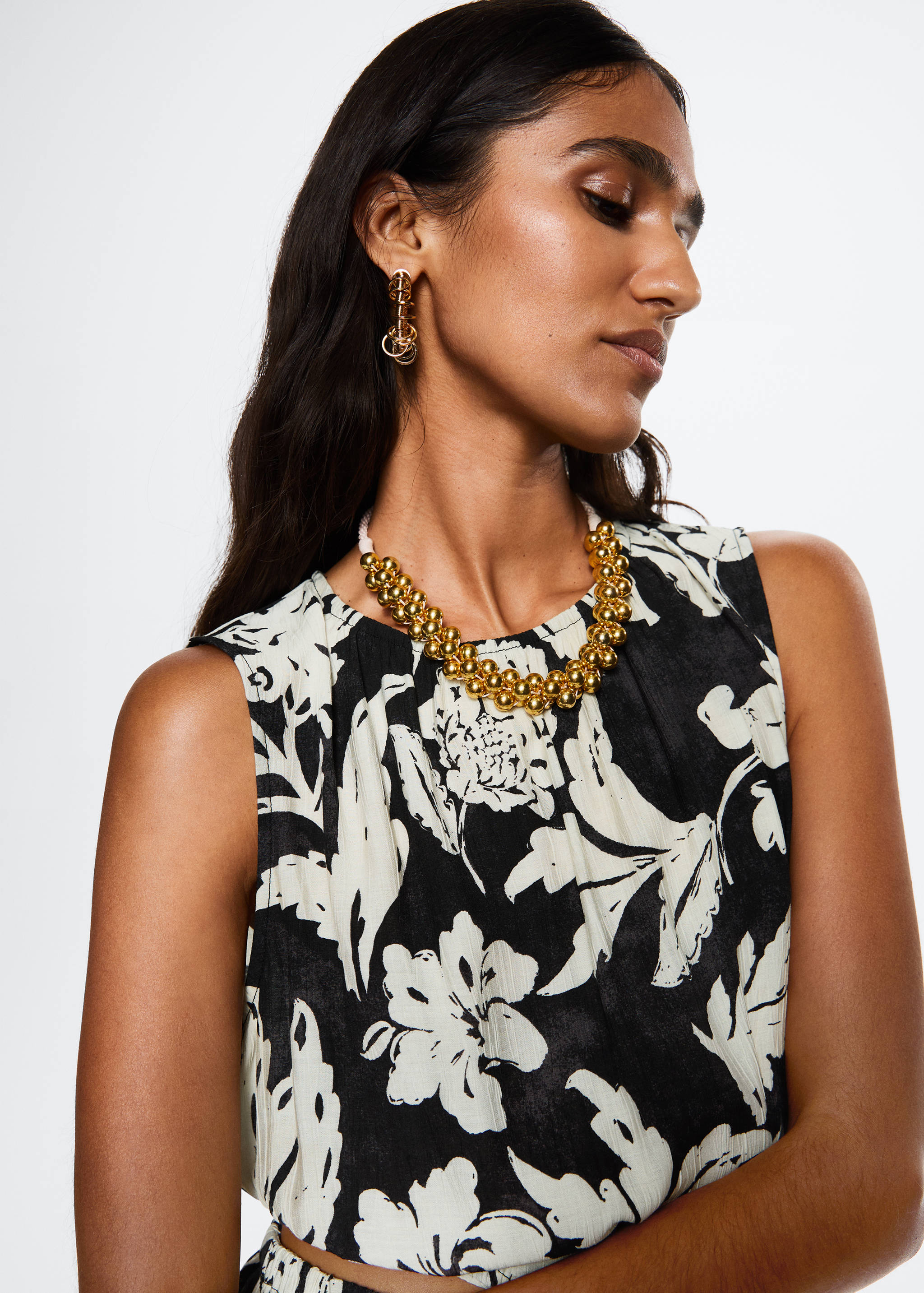 Side slit dress - Details of the article 1