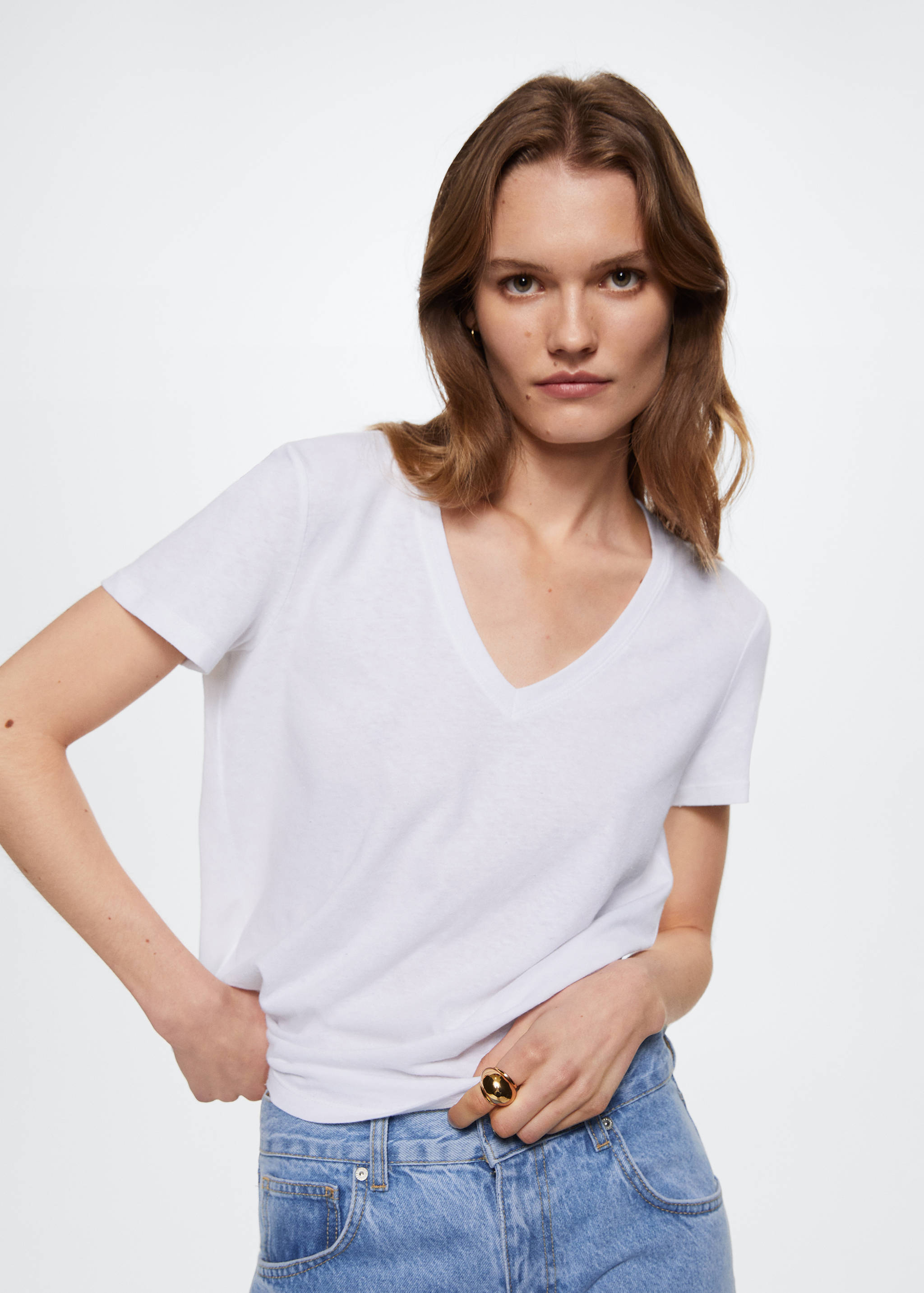 Μπλουζάκι βαμβάκι και λινό  - Λεπτομέρεια του προϊόντος 2