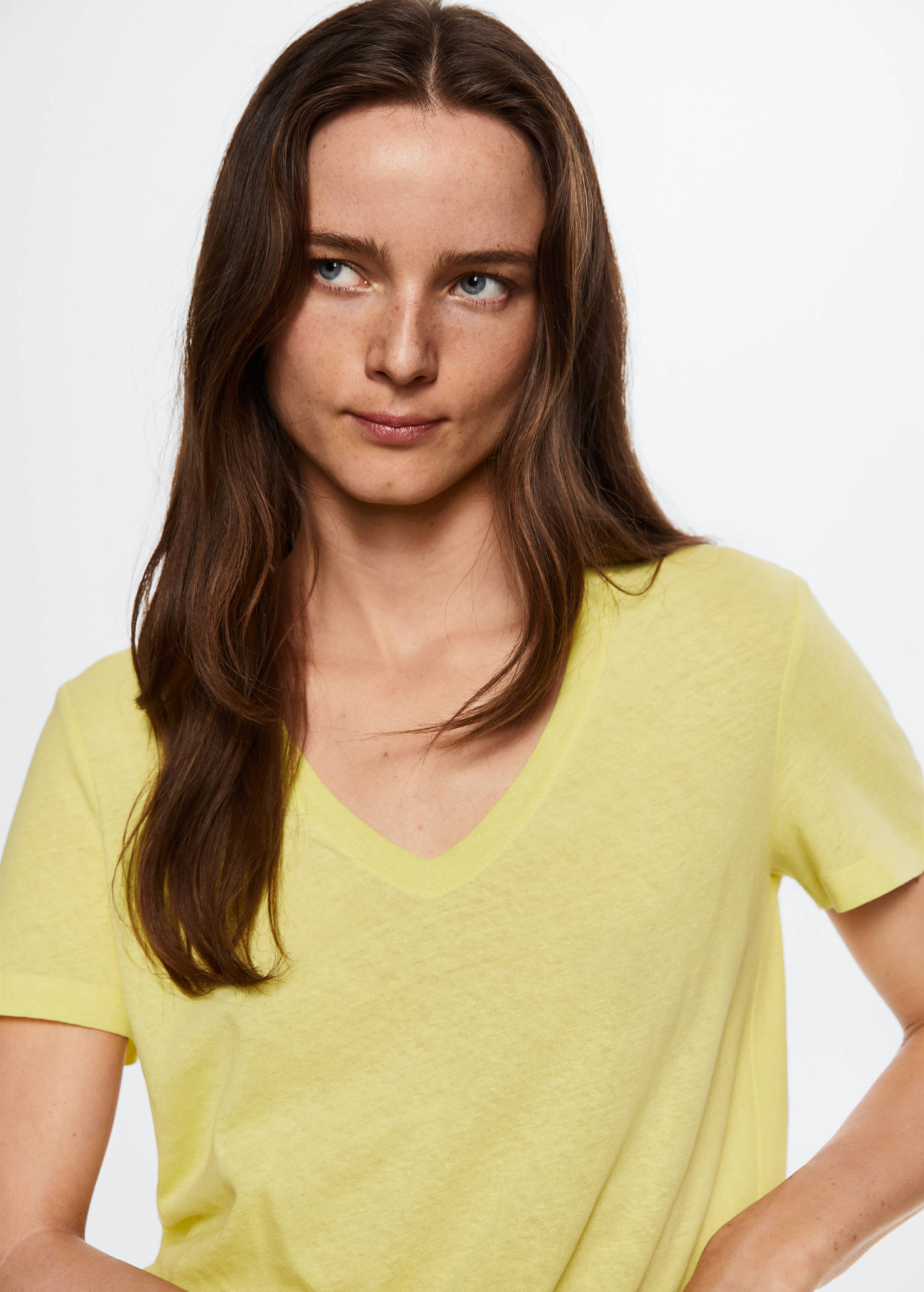 Μπλουζάκι βαμβάκι και λινό  - Λεπτομέρεια του προϊόντος 1