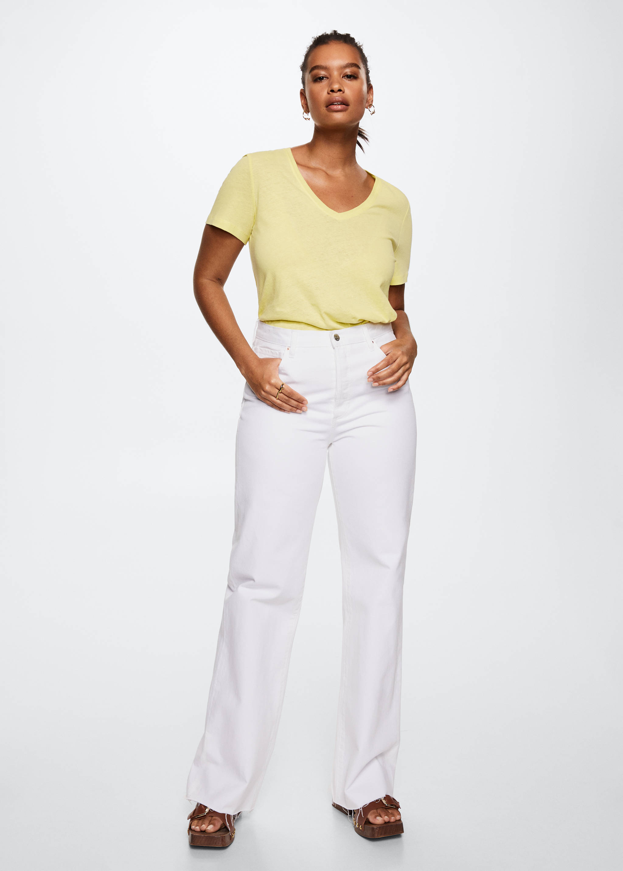 Μπλουζάκι βαμβάκι και λινό  - Λεπτομέρεια του προϊόντος 3